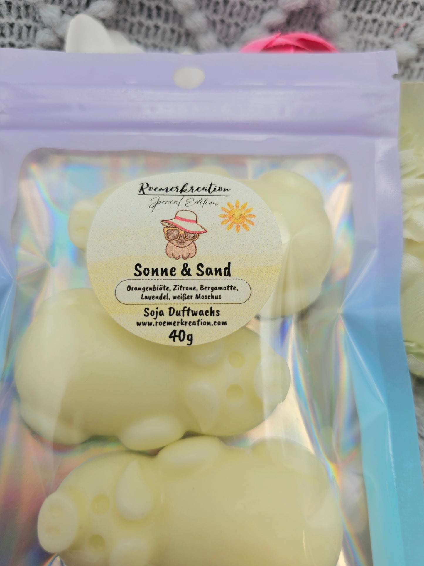 Meerschweinchen 40 g | Sonne & Sand | Duftwachs