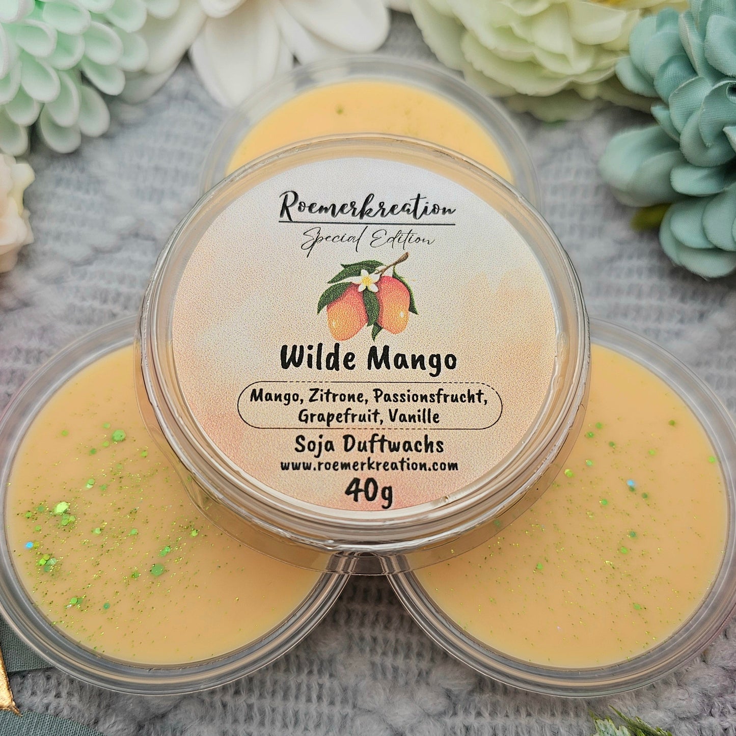 Schale 40 g | Wilde Mango | Duftwachs
