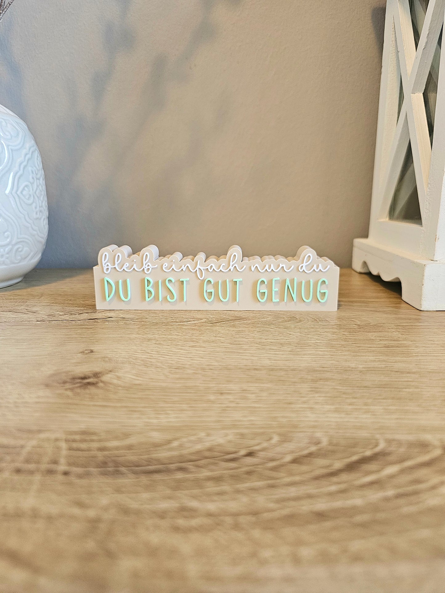 Lettering Standee | You Are Enough | Customizable | 3D Print
