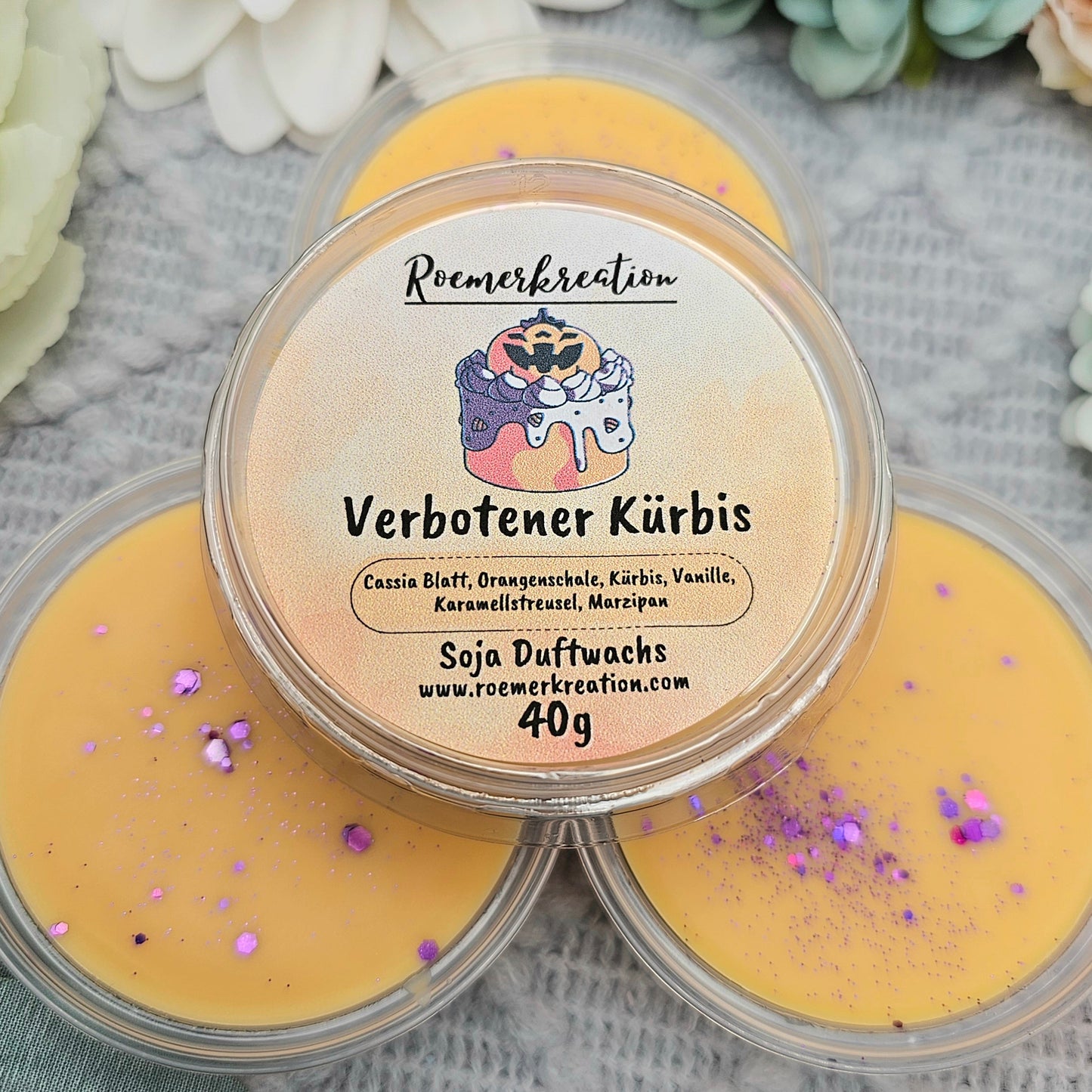 Schale 40 g | Verbotener Kürbis | Duftwachs