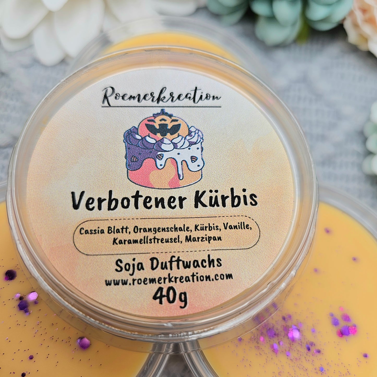 Schale 40 g | Verbotener Kürbis | Duftwachs