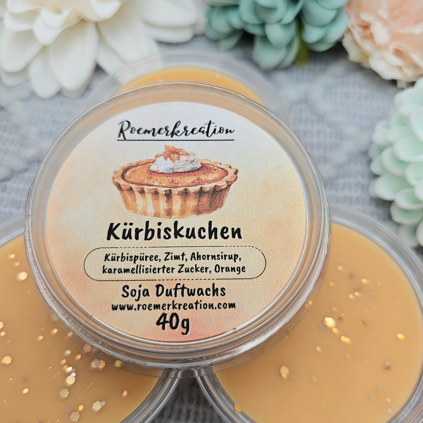 Schale 40 g | Kürbiskuchen | Duftwachs