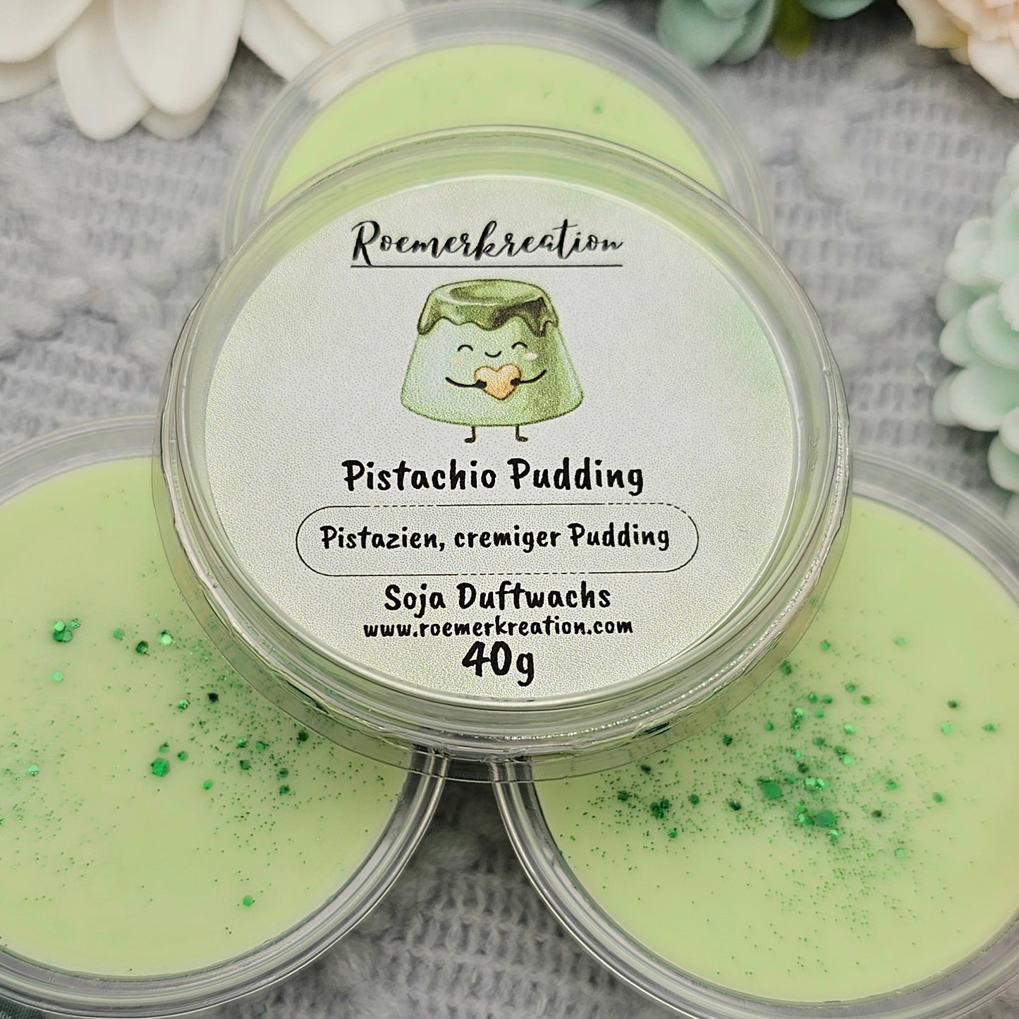 Schale 40 g | Pistachio Pudding | Duftwachs