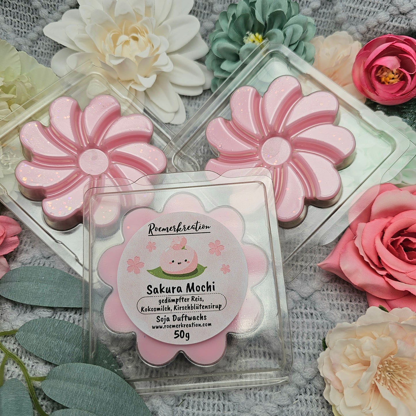 Schale 50 g | Sakura Mochi | Duftwachs