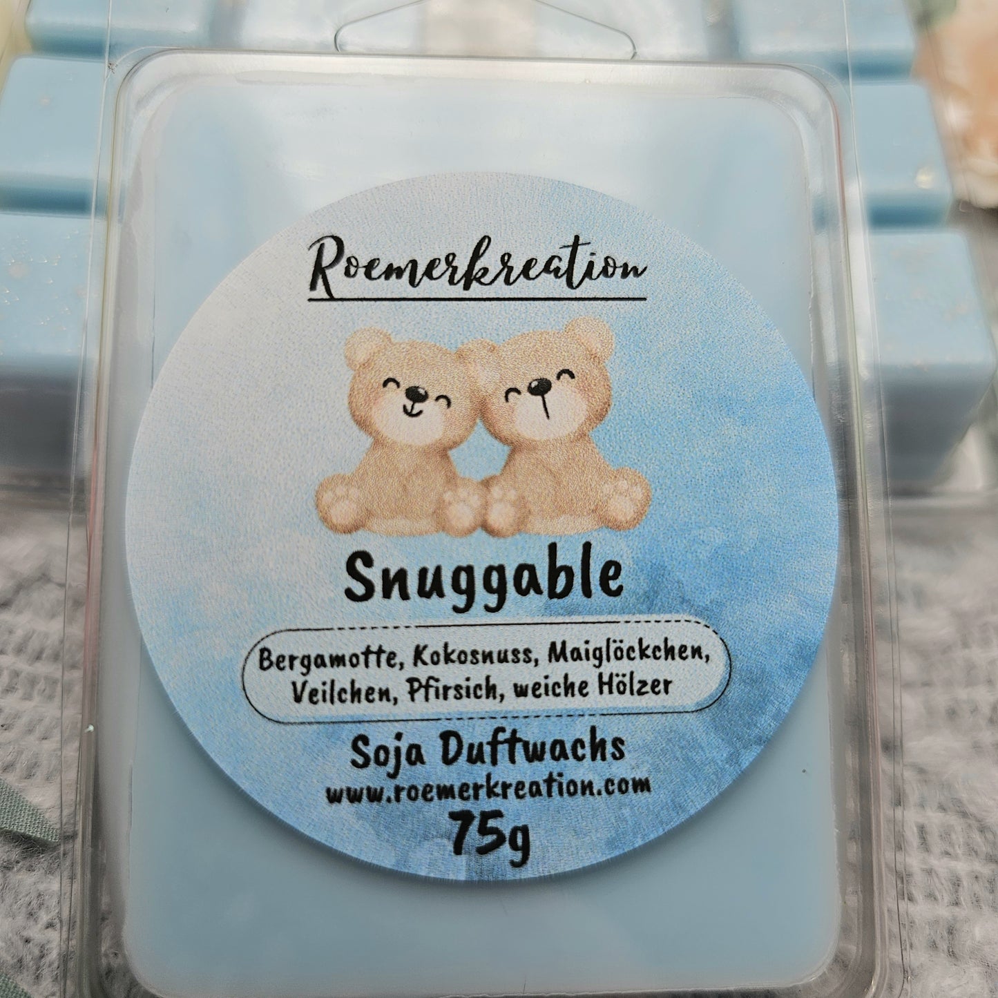 Tafel 75 g | Snuggable | Duftwachs