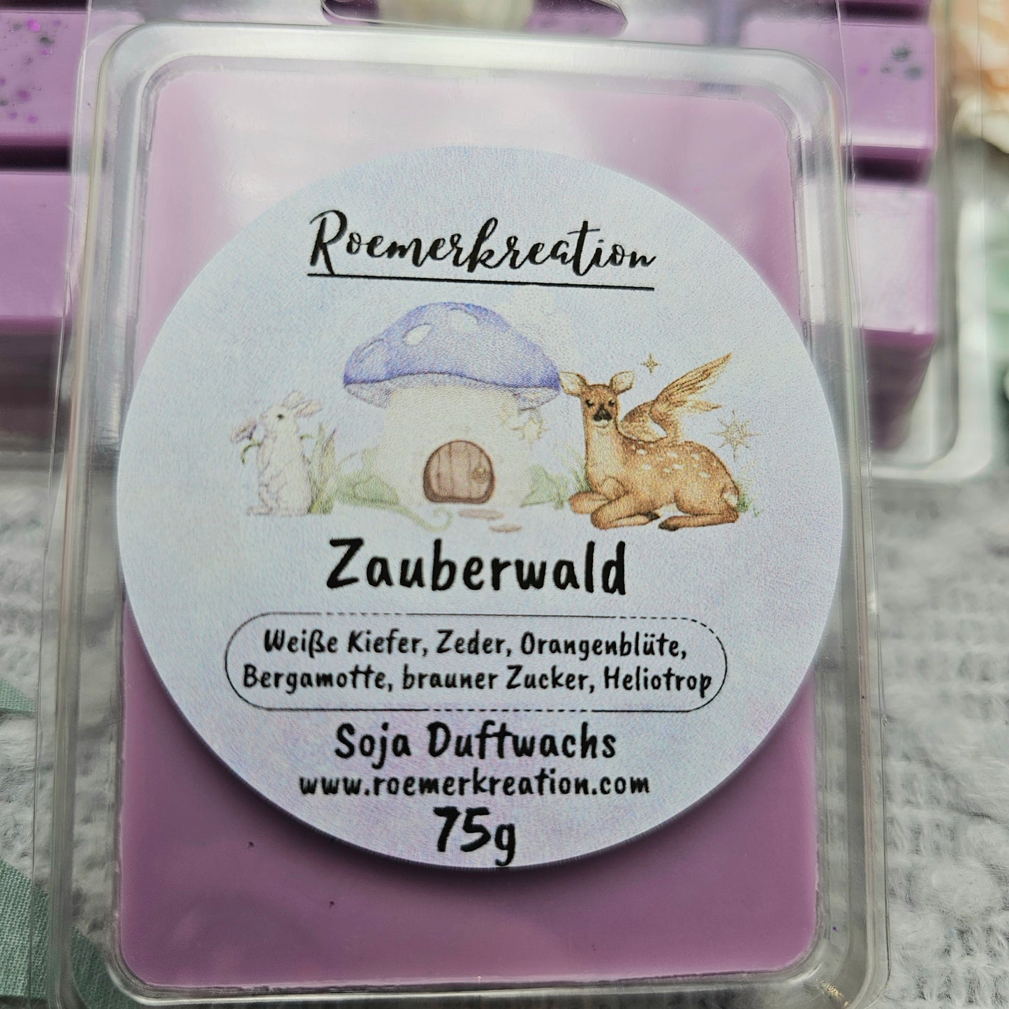 Tafel 75 g | Zauberwald | Duftwachs