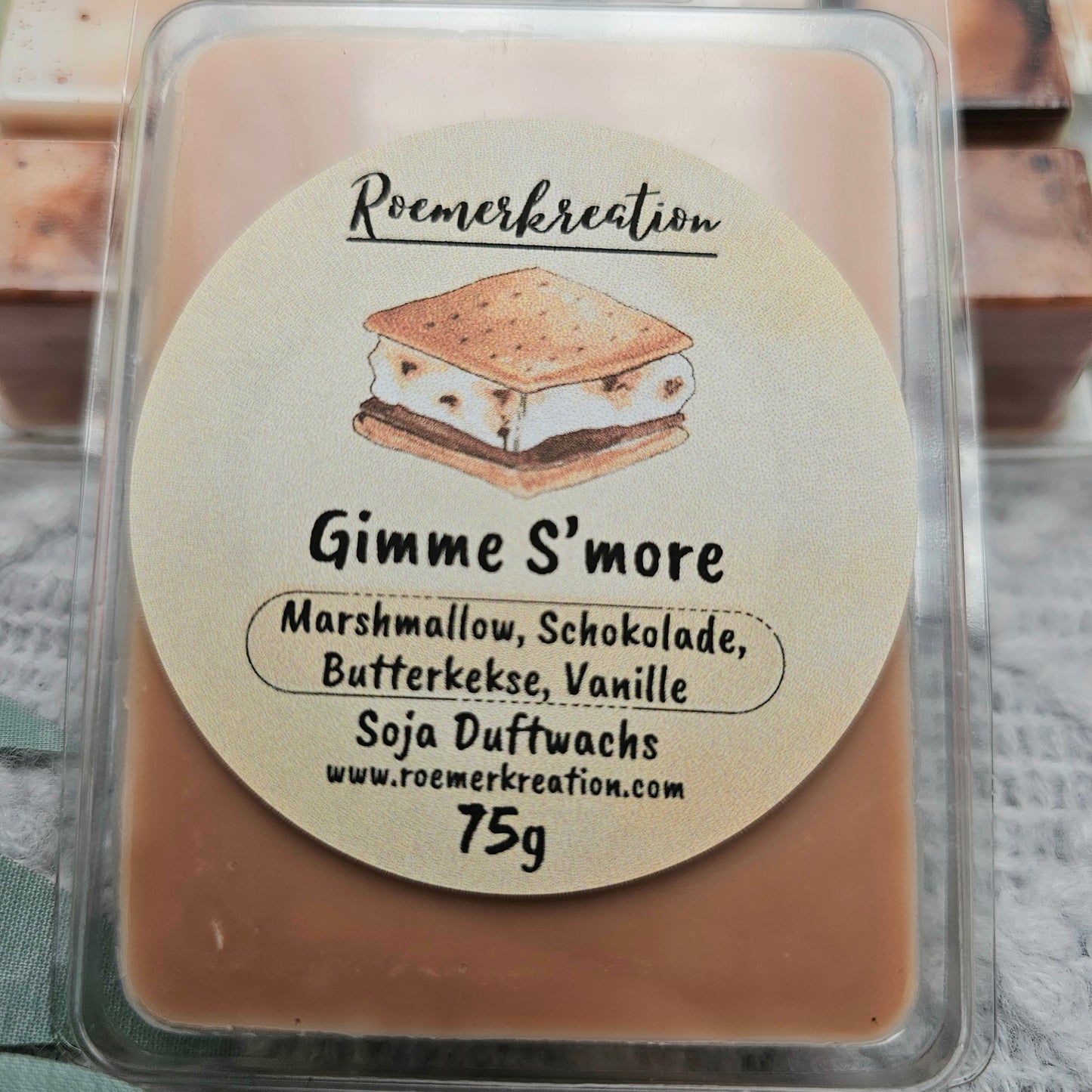 Tafel 75 g | Gimme S'more | Duftwachs