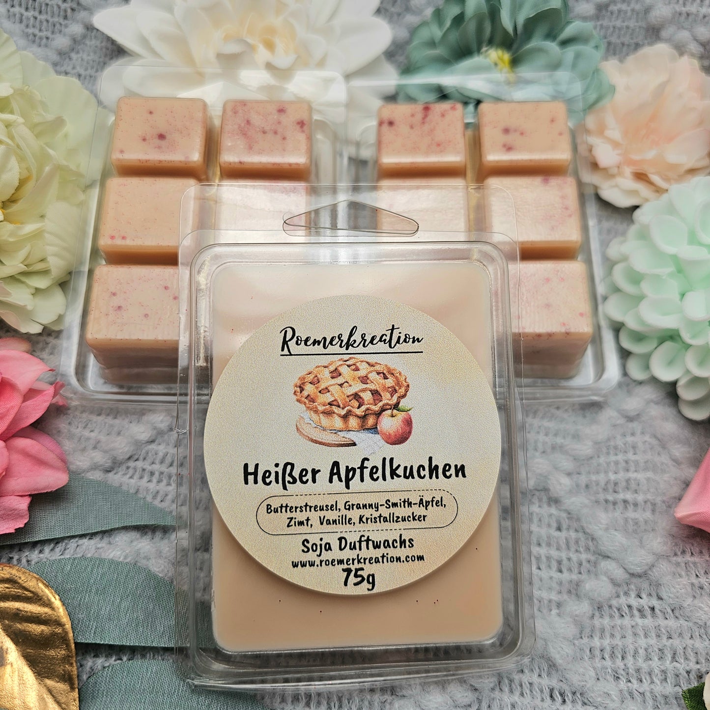Tafel 75 g | Heißer Apfelkuchen | Duftwachs