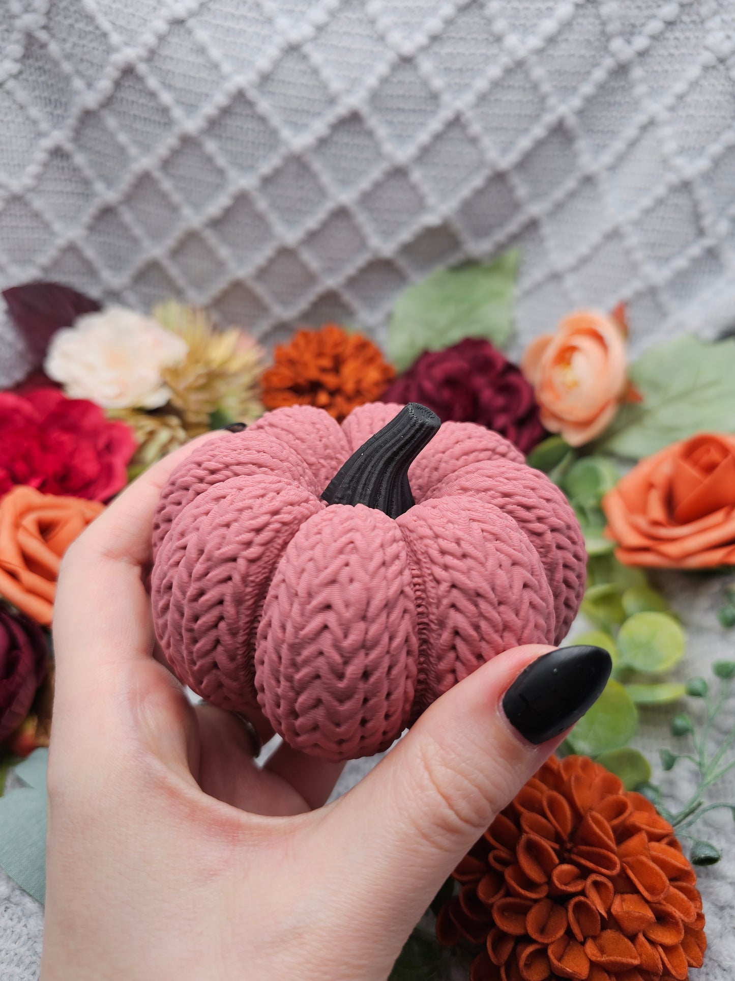 Strickkürbis Klein |  Farbauswahl | 3D Druck
