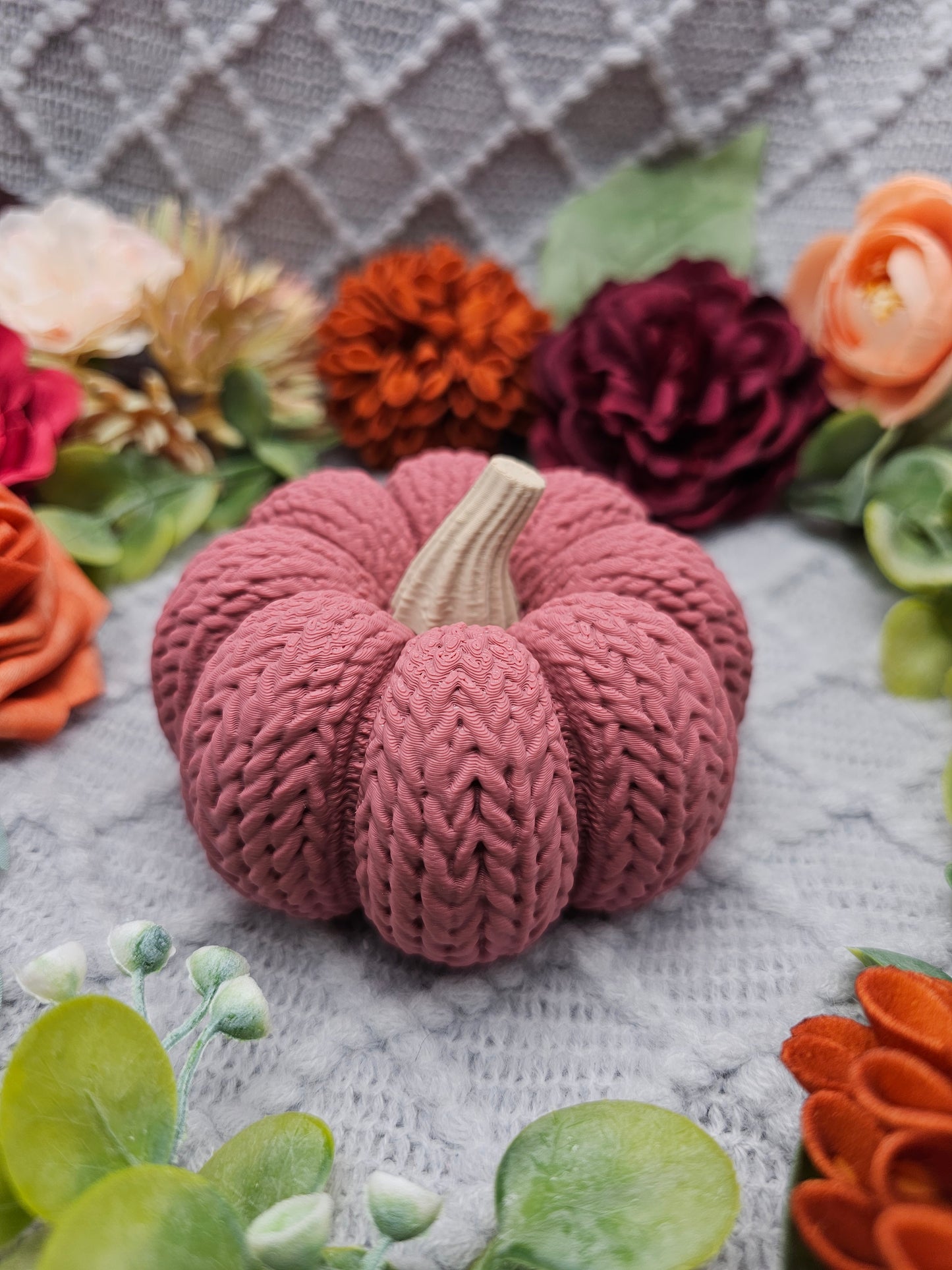 Strickkürbis Klein |  Farbauswahl | 3D Druck