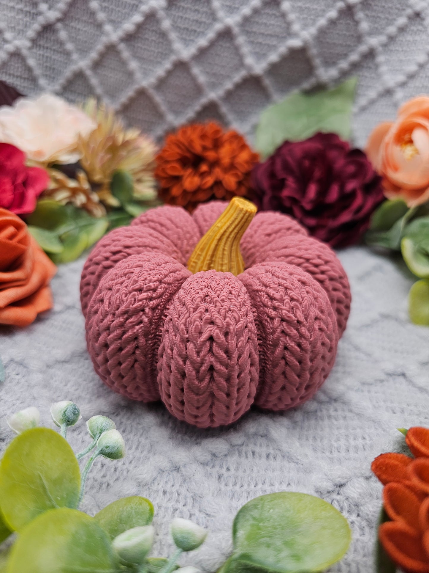 Strickkürbis Klein |  Farbauswahl | 3D Druck