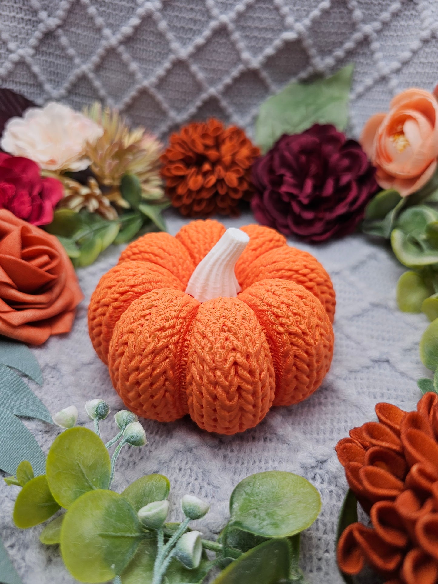 Strickkürbis Klein |  Farbauswahl | 3D Druck
