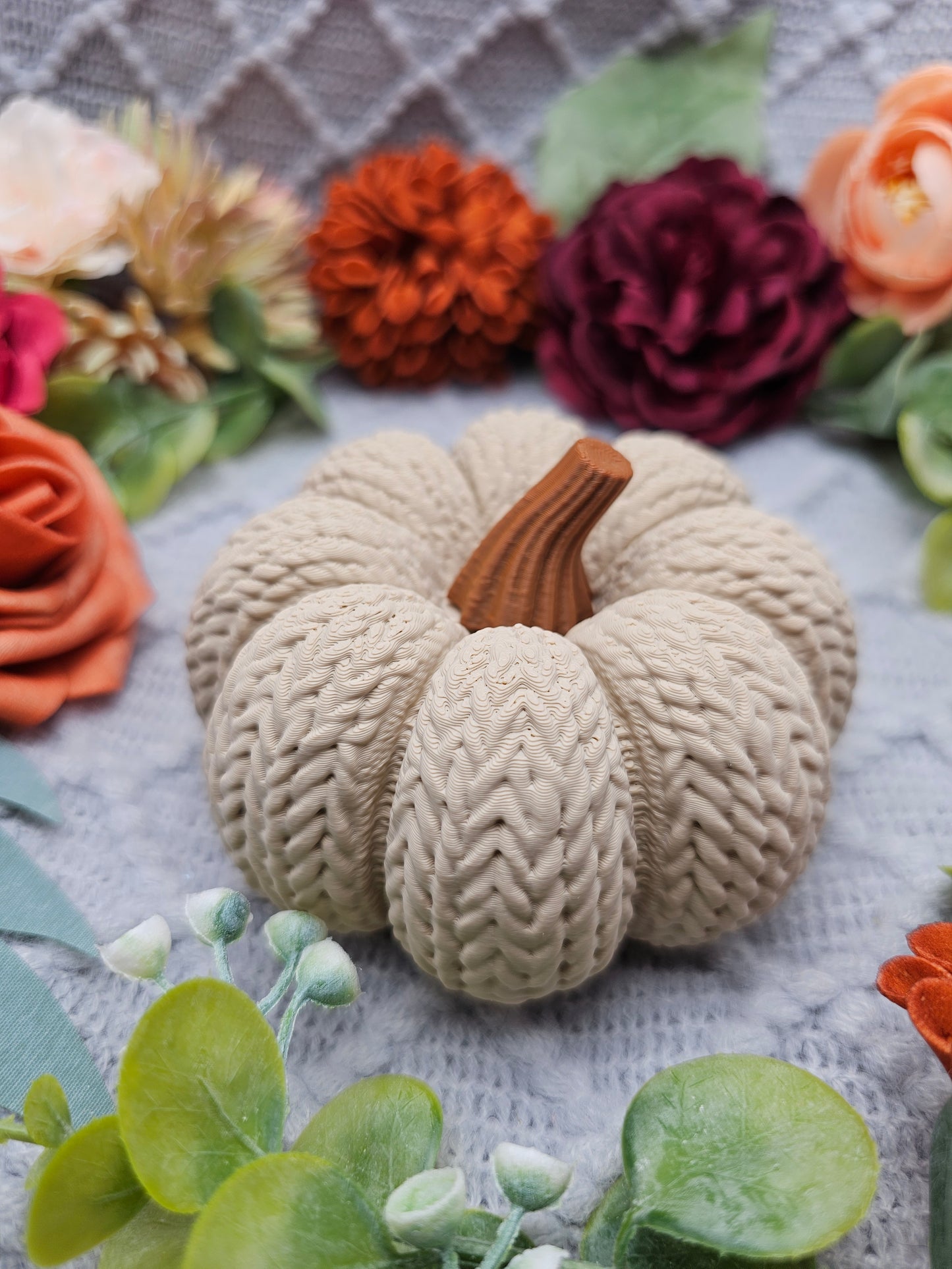 Strickkürbis Klein |  Farbauswahl | 3D Druck