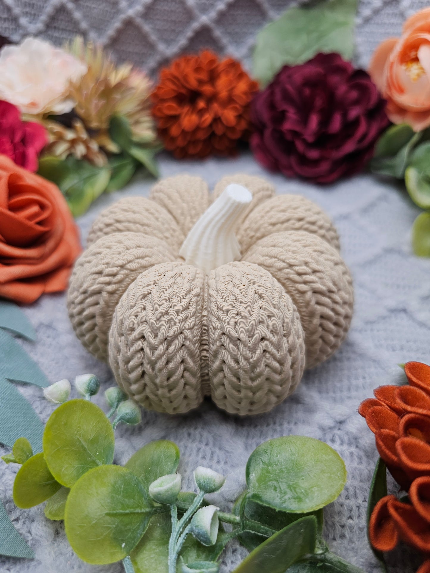 Strickkürbis Klein |  Farbauswahl | 3D Druck