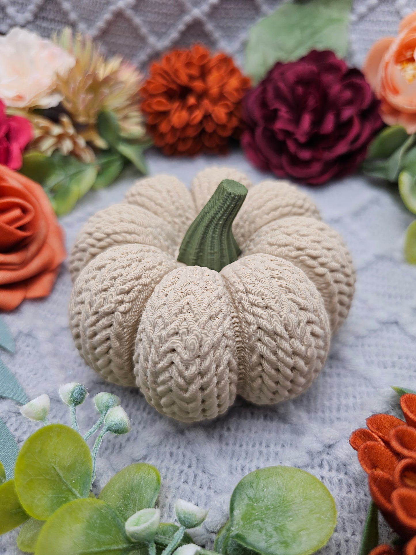 Strickkürbis Klein |  Farbauswahl | 3D Druck