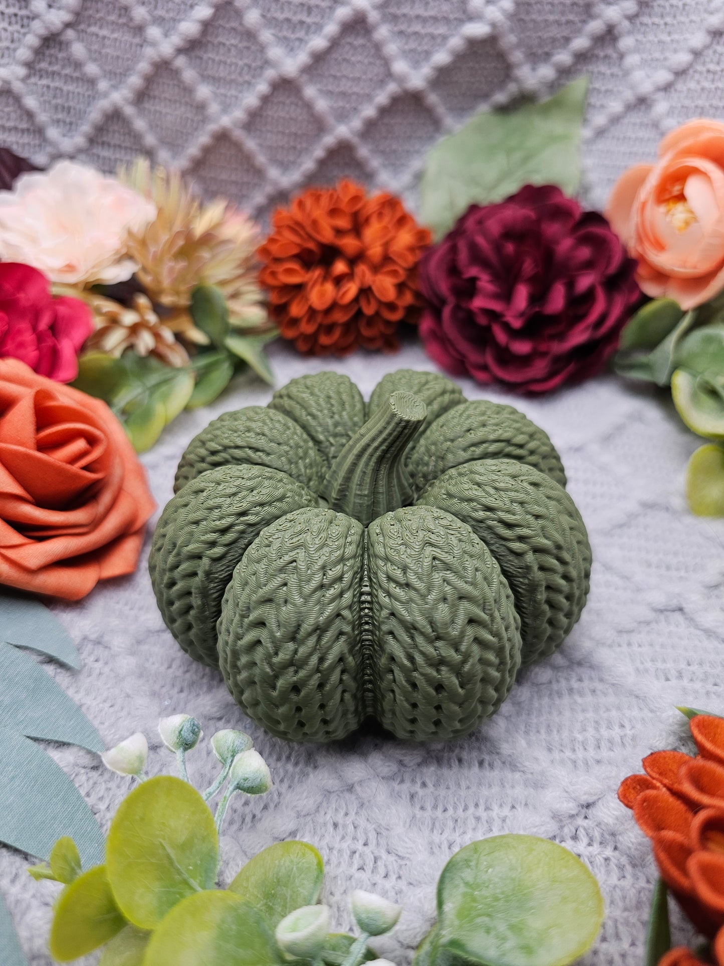 Strickkürbis Klein |  Farbauswahl | 3D Druck