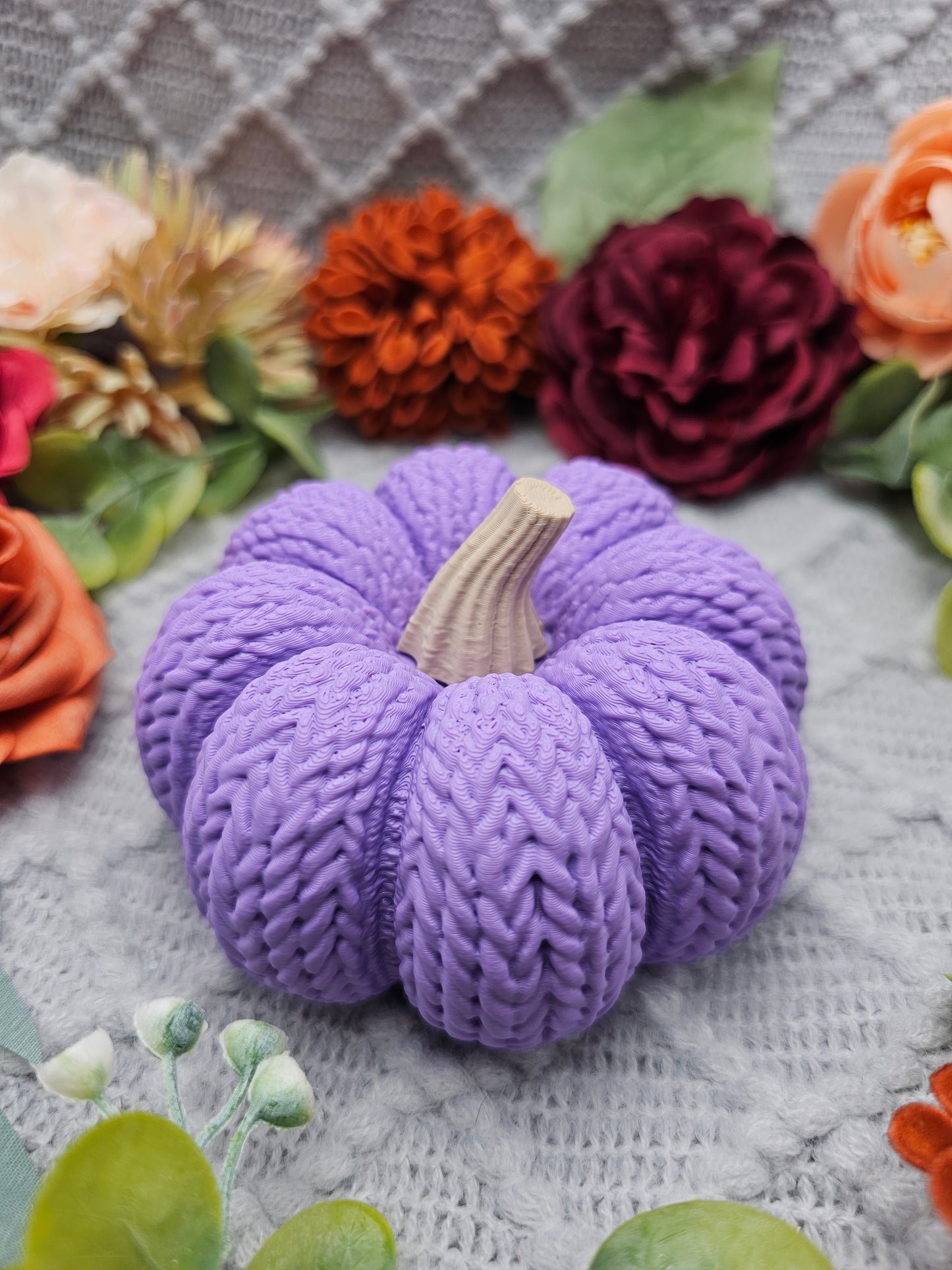 Strickkürbis Klein |  Farbauswahl | 3D Druck