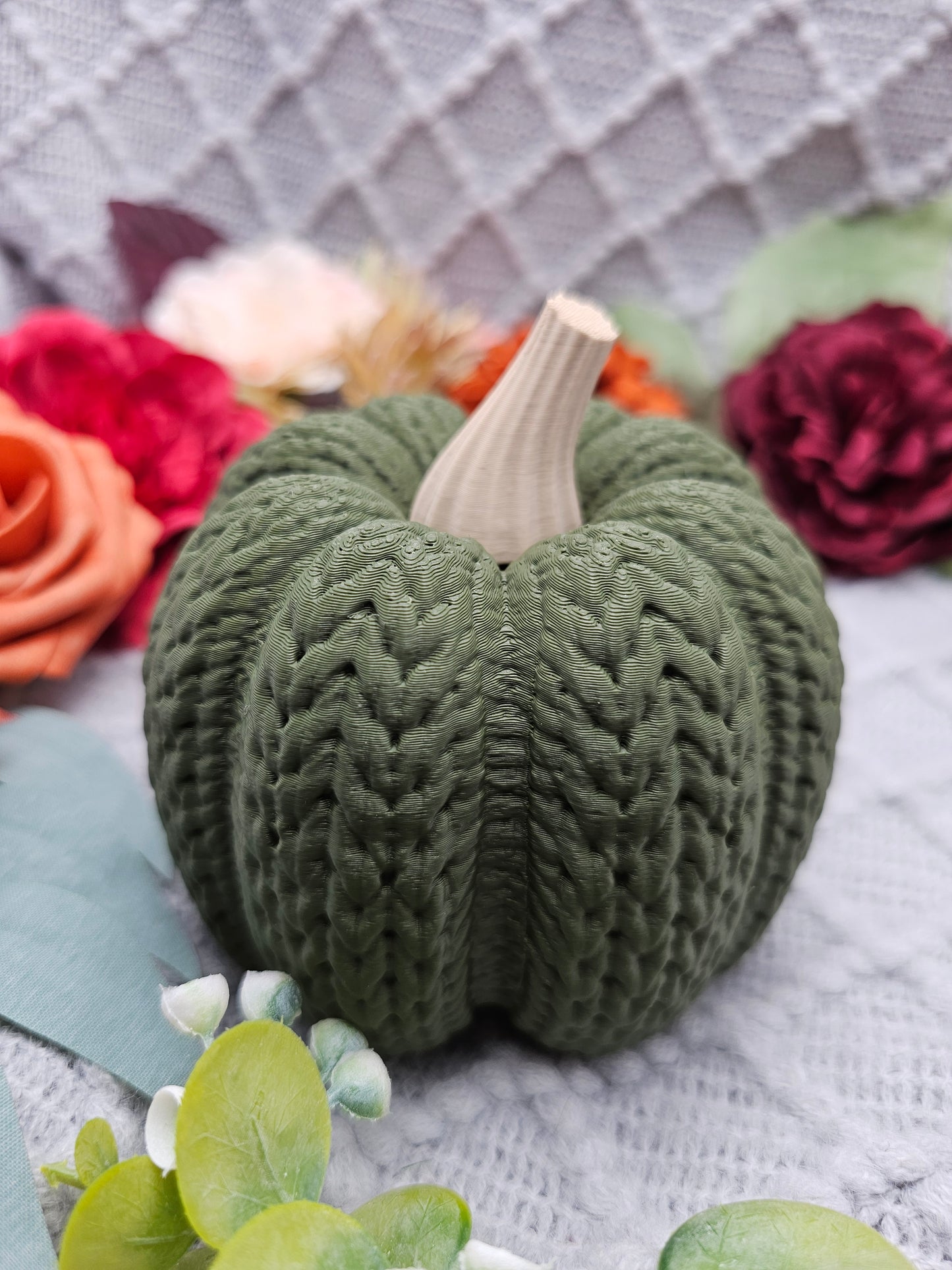 Strickkürbis Groß |  Farbauswahl | 3D Druck