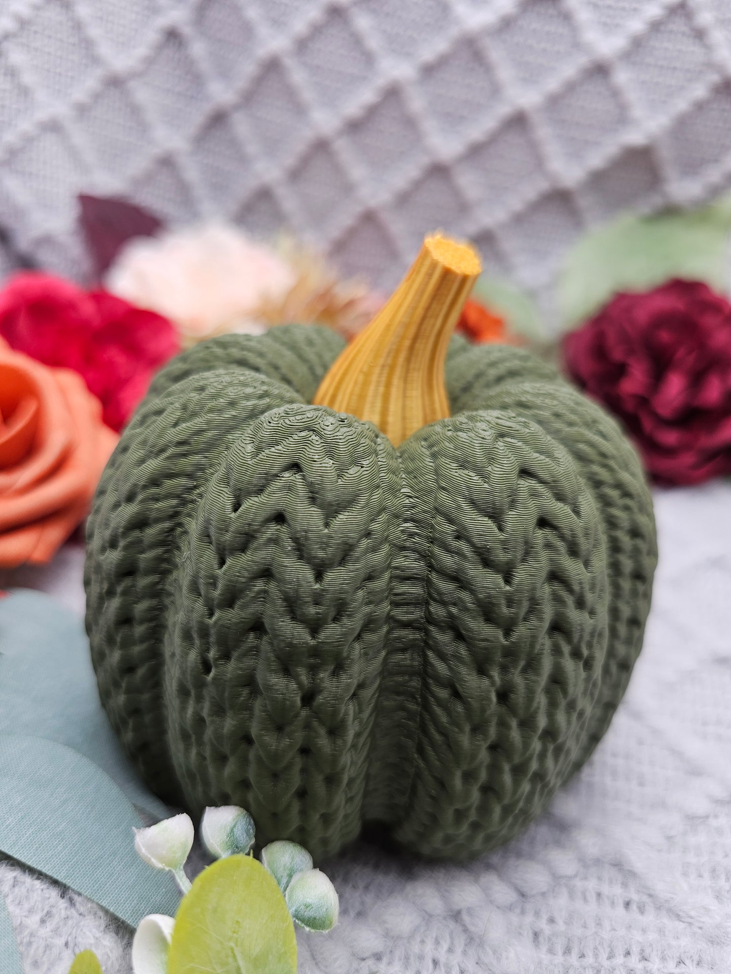 Strickkürbis Groß |  Farbauswahl | 3D Druck