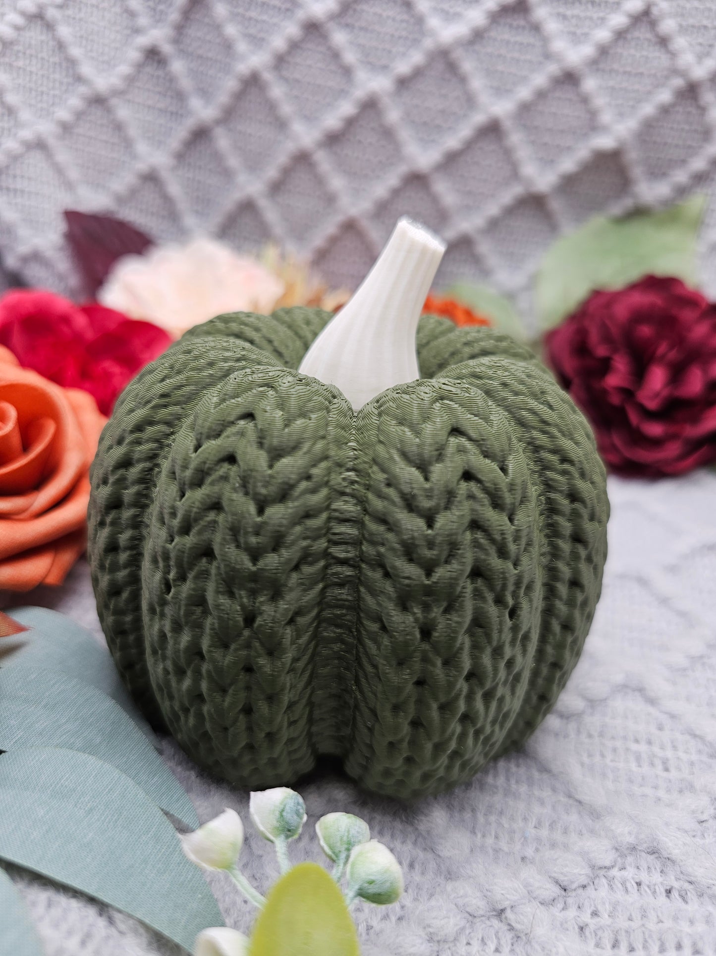 Strickkürbis Groß |  Farbauswahl | 3D Druck
