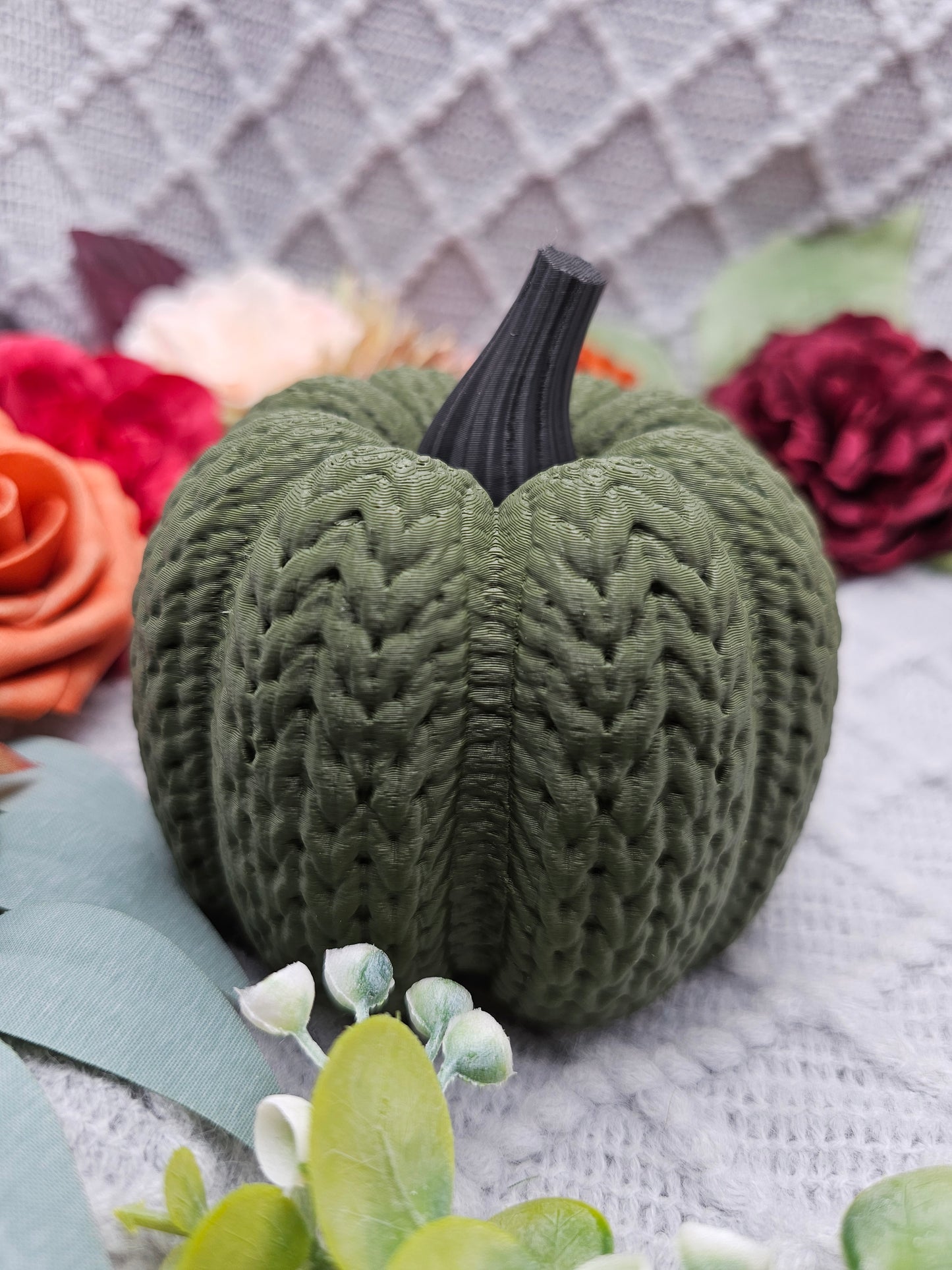 Strickkürbis Groß |  Farbauswahl | 3D Druck