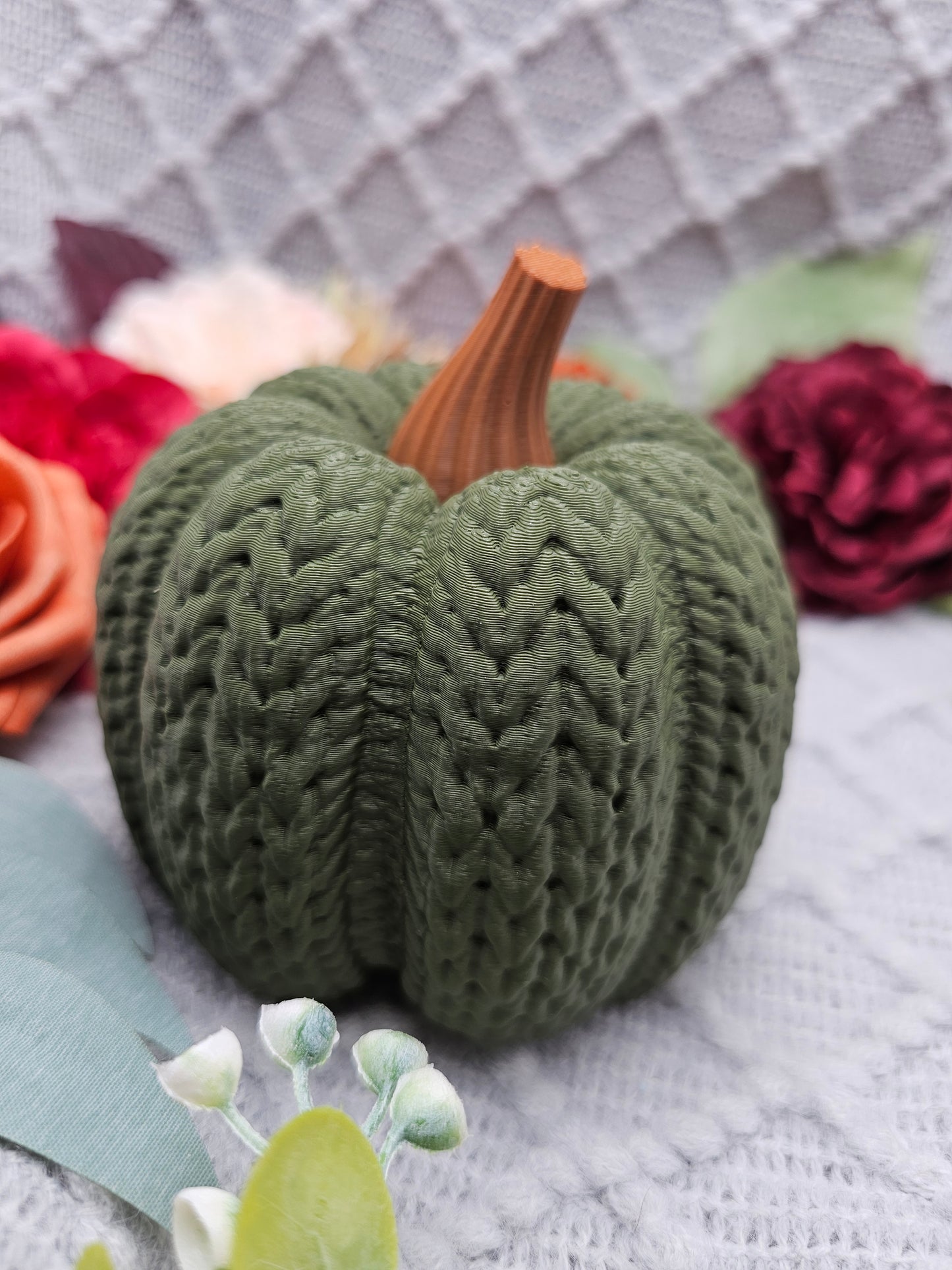 Strickkürbis Groß |  Farbauswahl | 3D Druck