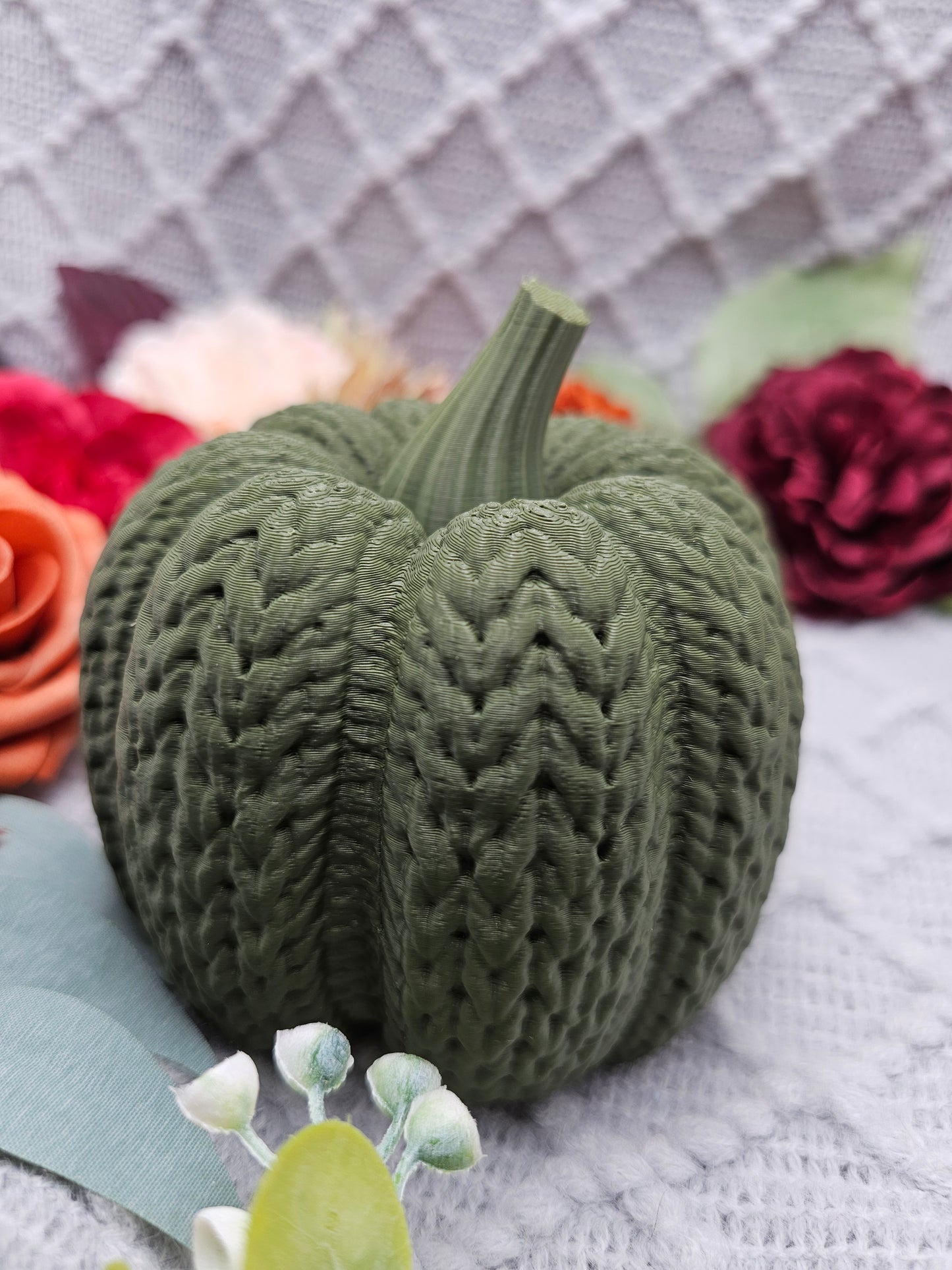 Strickkürbis Groß |  Farbauswahl | 3D Druck