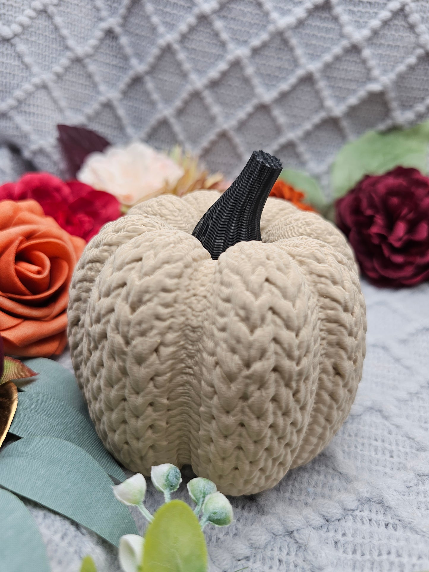 Strickkürbis Groß |  Farbauswahl | 3D Druck