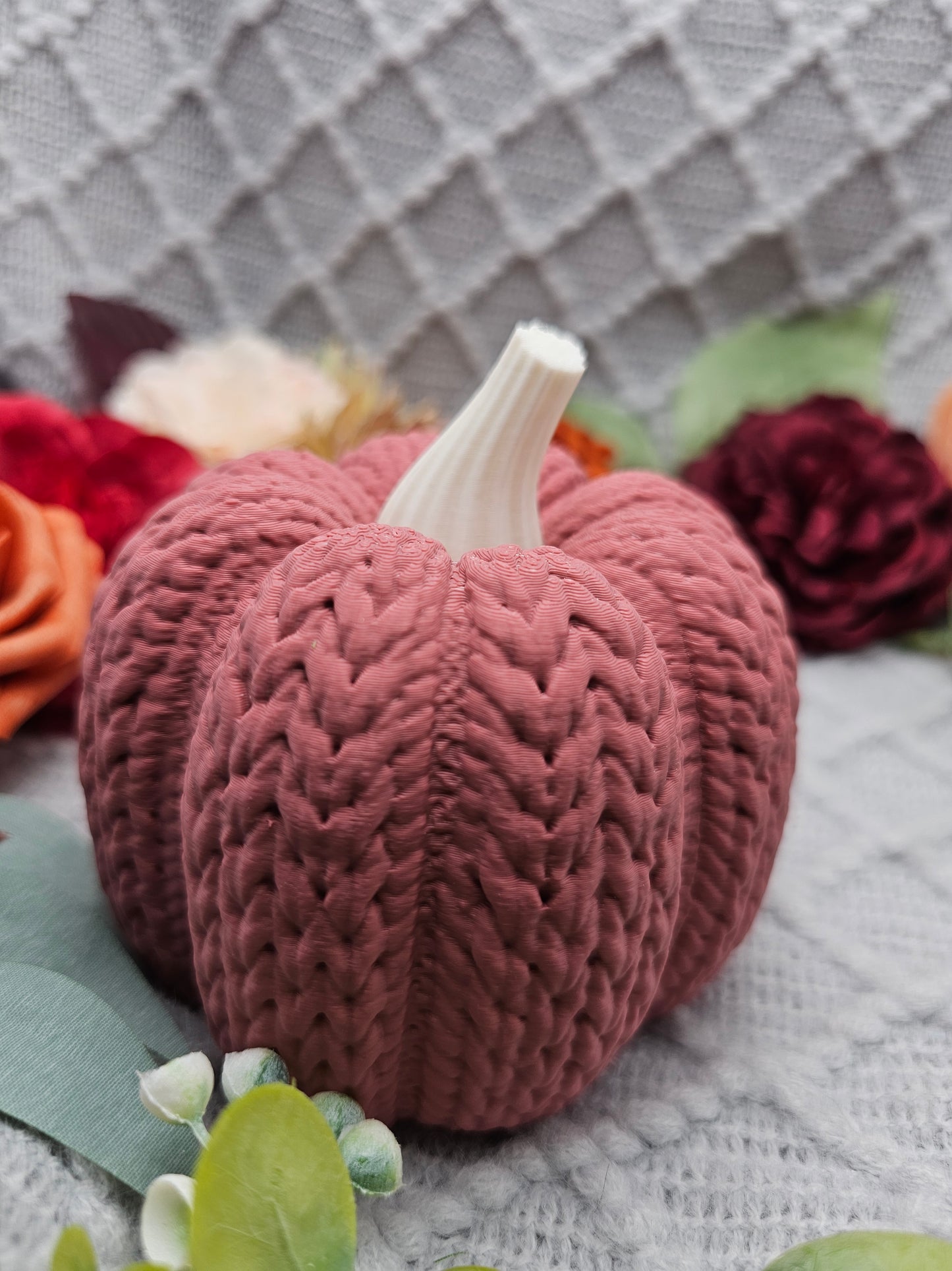 Strickkürbis Groß |  Farbauswahl | 3D Druck