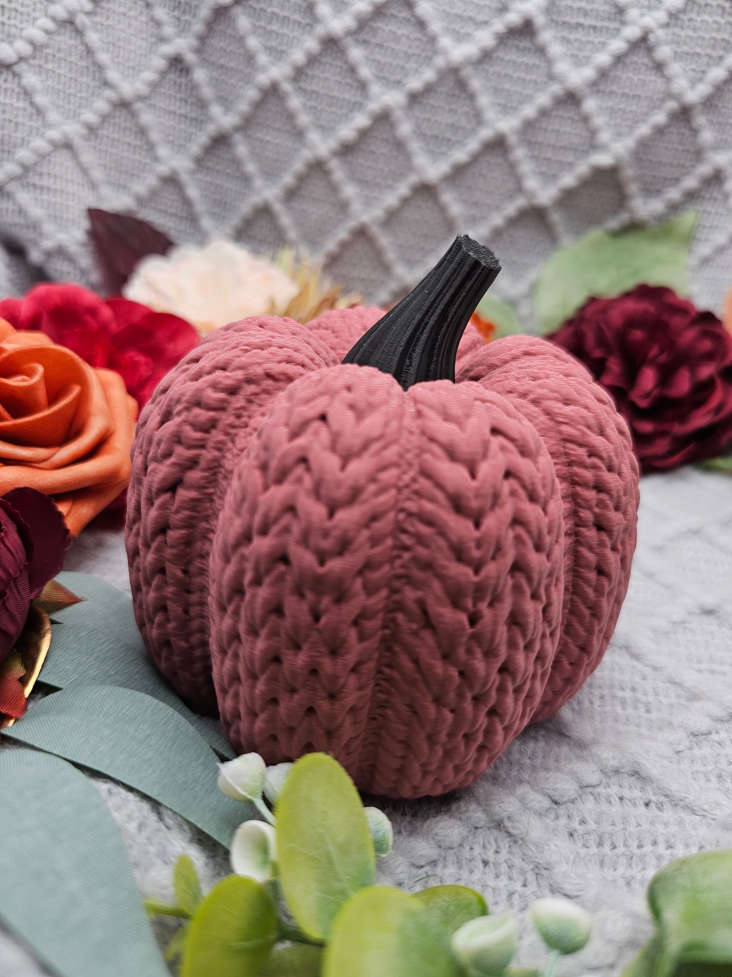 Strickkürbis Groß |  Farbauswahl | 3D Druck