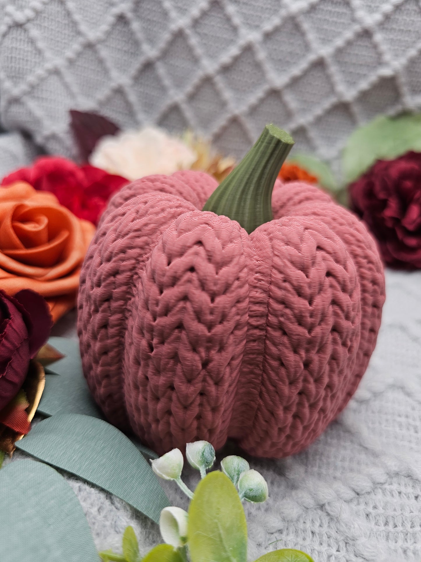 Strickkürbis Groß |  Farbauswahl | 3D Druck