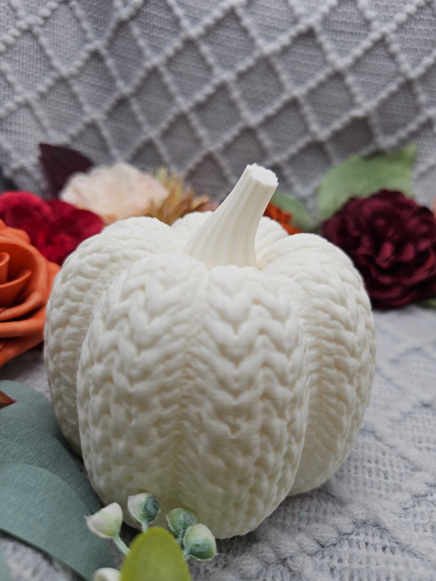 Strickkürbis Groß |  Farbauswahl | 3D Druck