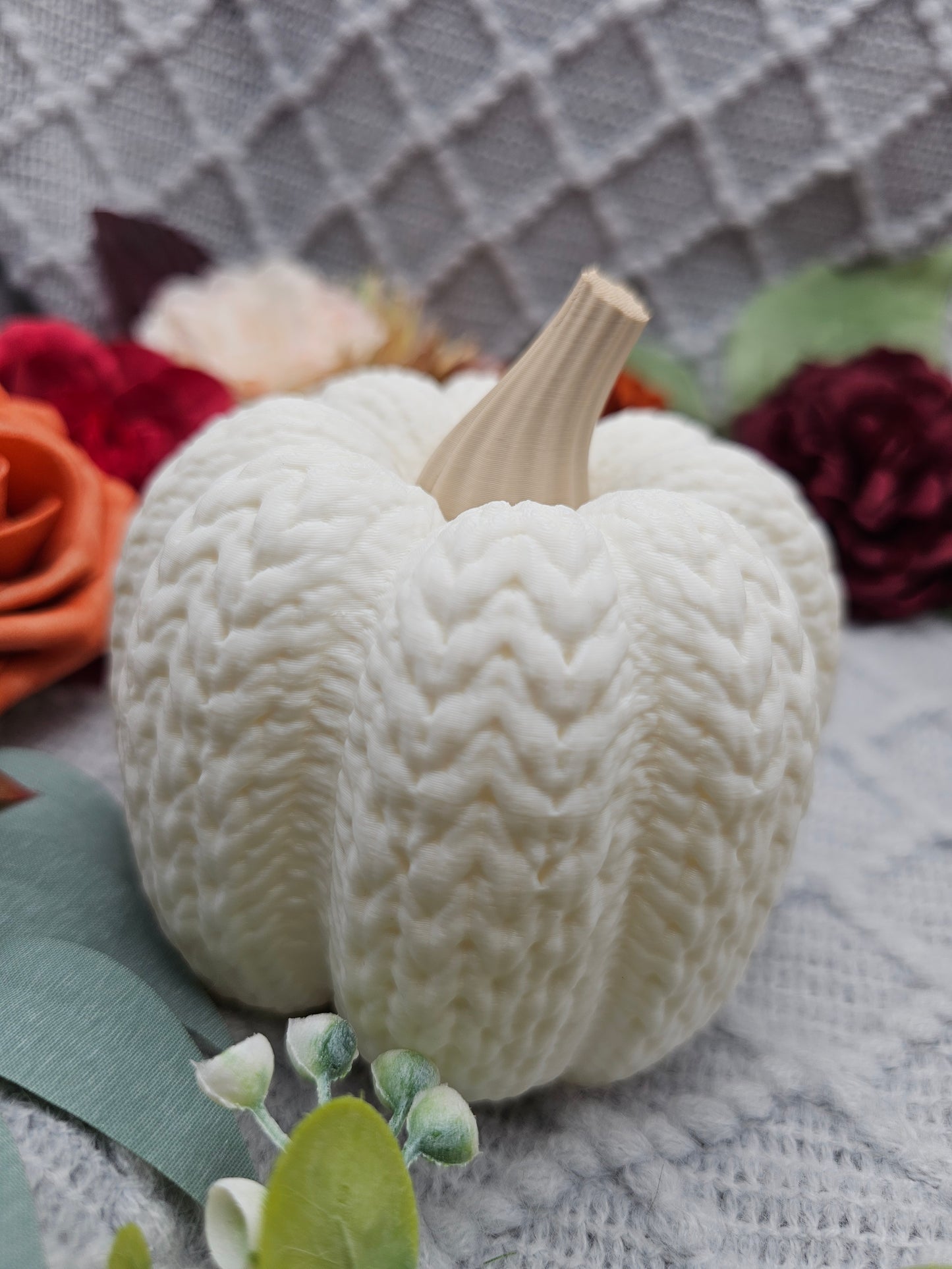 Strickkürbis Groß |  Farbauswahl | 3D Druck