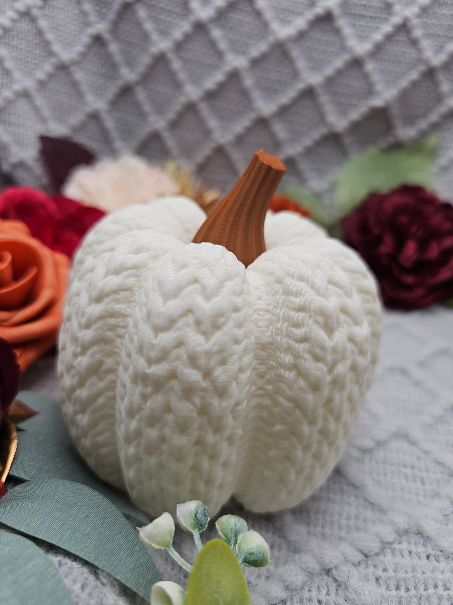 Strickkürbis Groß |  Farbauswahl | 3D Druck
