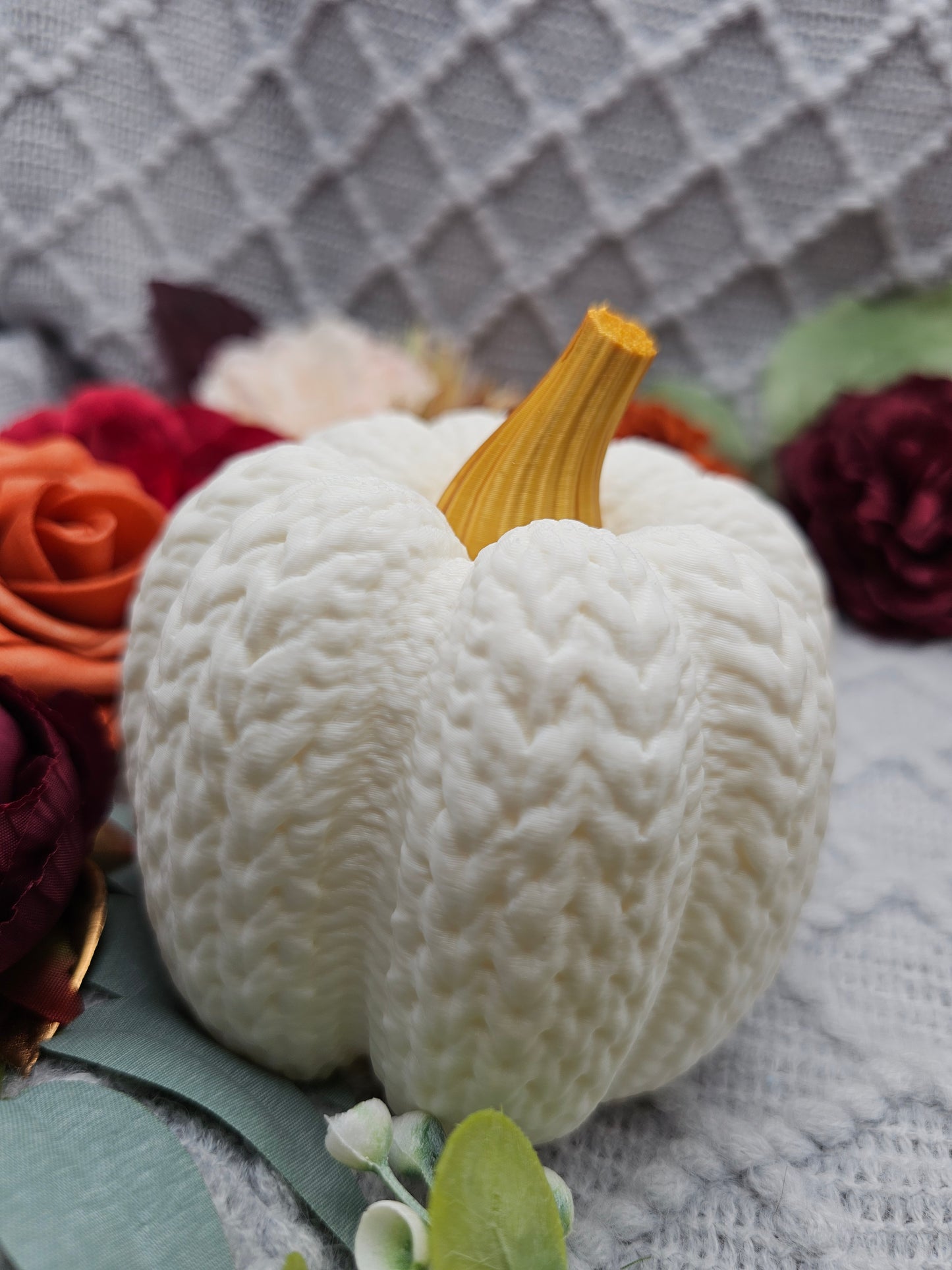 Strickkürbis Groß |  Farbauswahl | 3D Druck