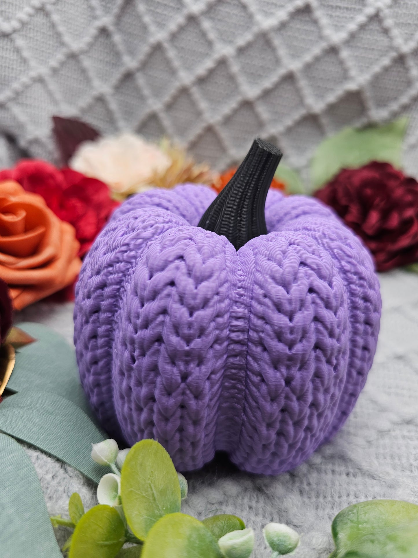 Strickkürbis Groß |  Farbauswahl | 3D Druck