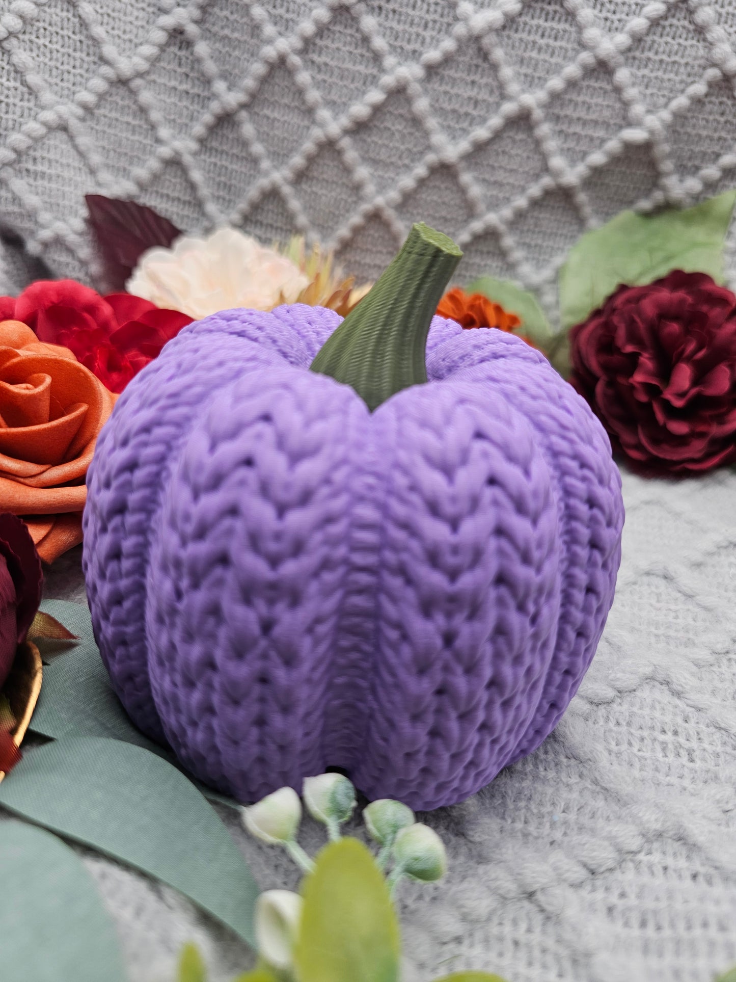 Strickkürbis Groß |  Farbauswahl | 3D Druck