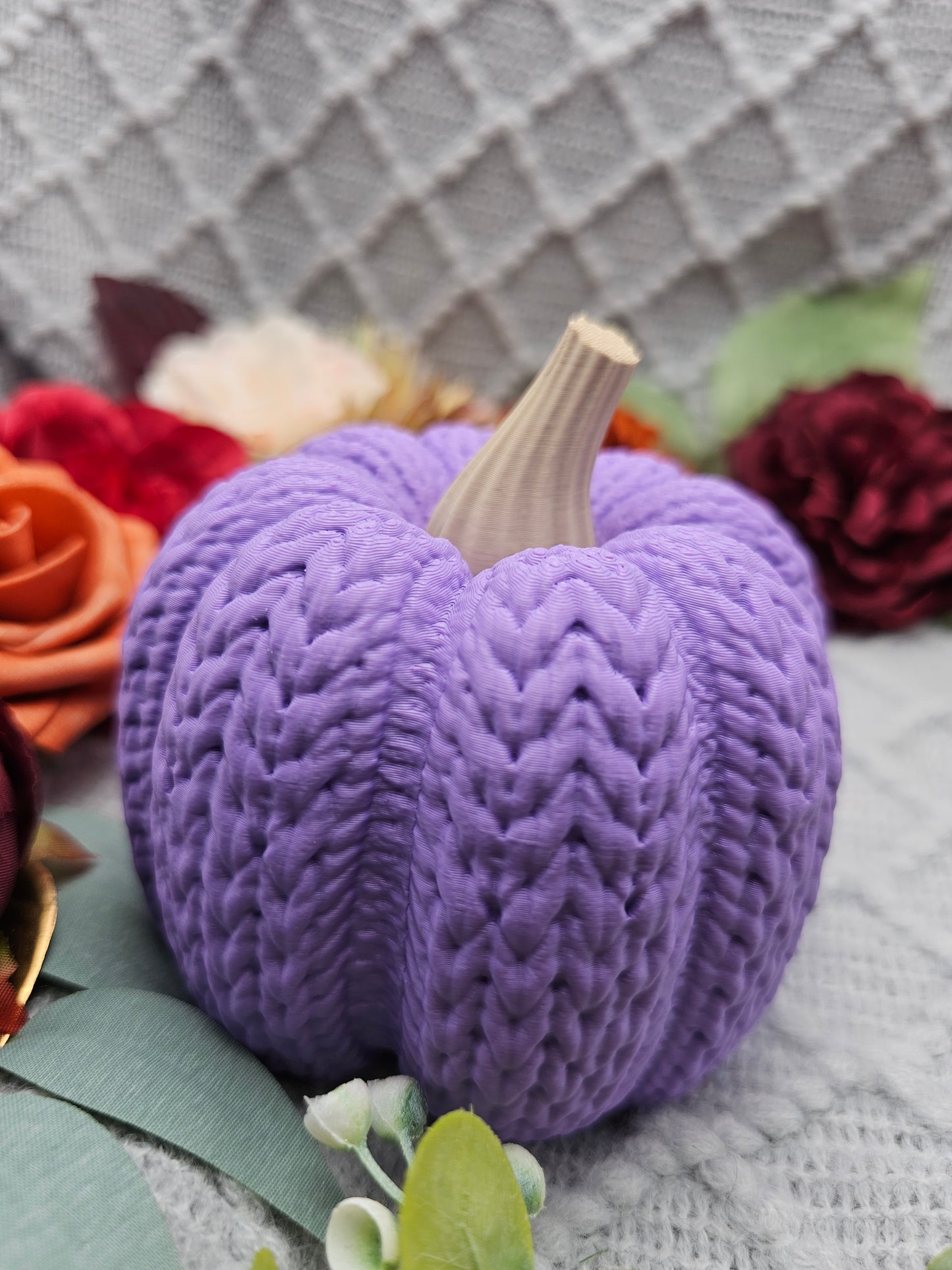 Strickkürbis Groß |  Farbauswahl | 3D Druck