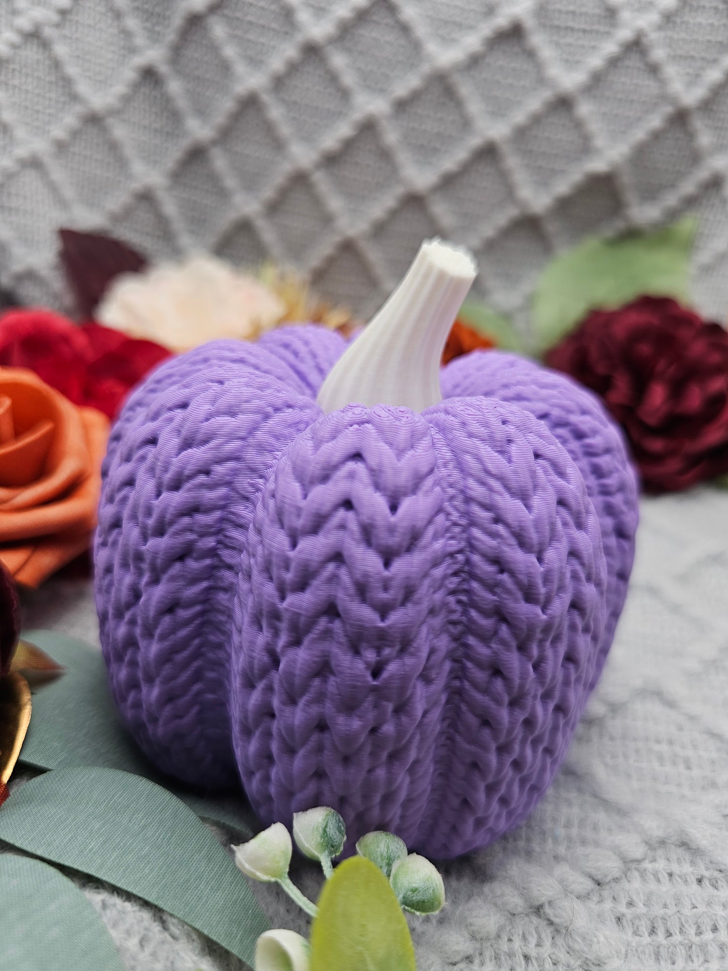 Strickkürbis Groß |  Farbauswahl | 3D Druck