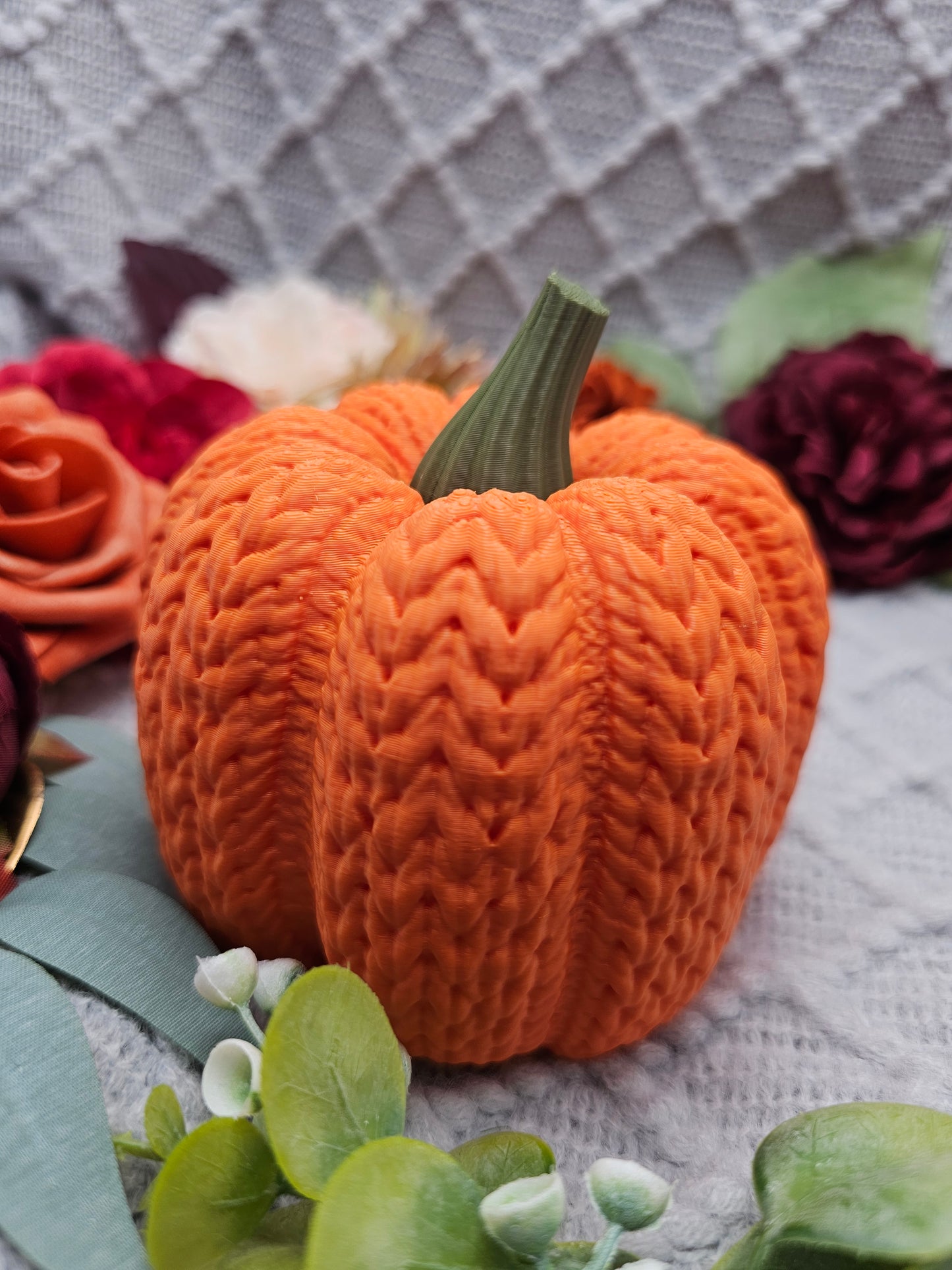Strickkürbis Groß |  Farbauswahl | 3D Druck
