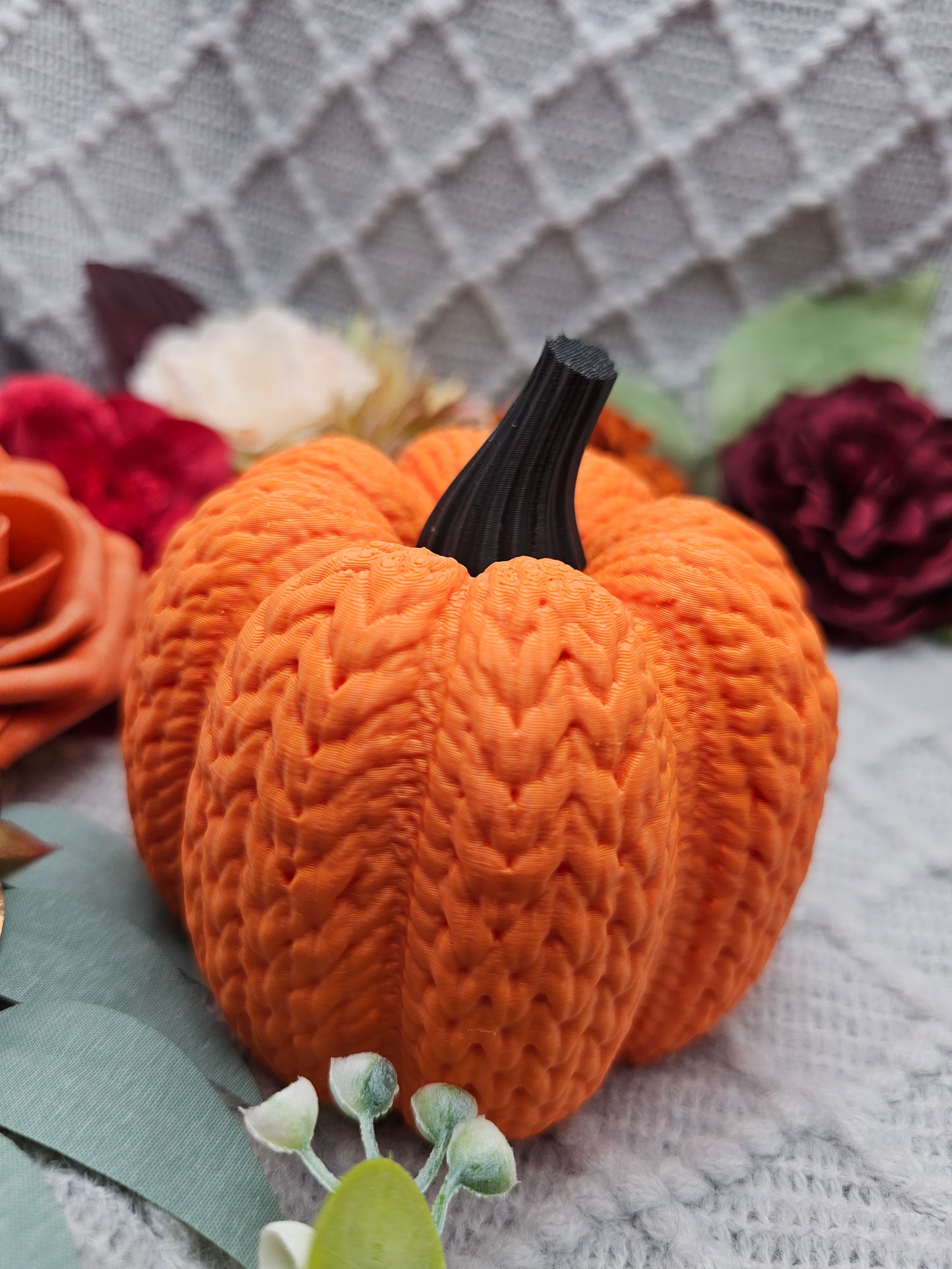 Strickkürbis Groß |  Farbauswahl | 3D Druck