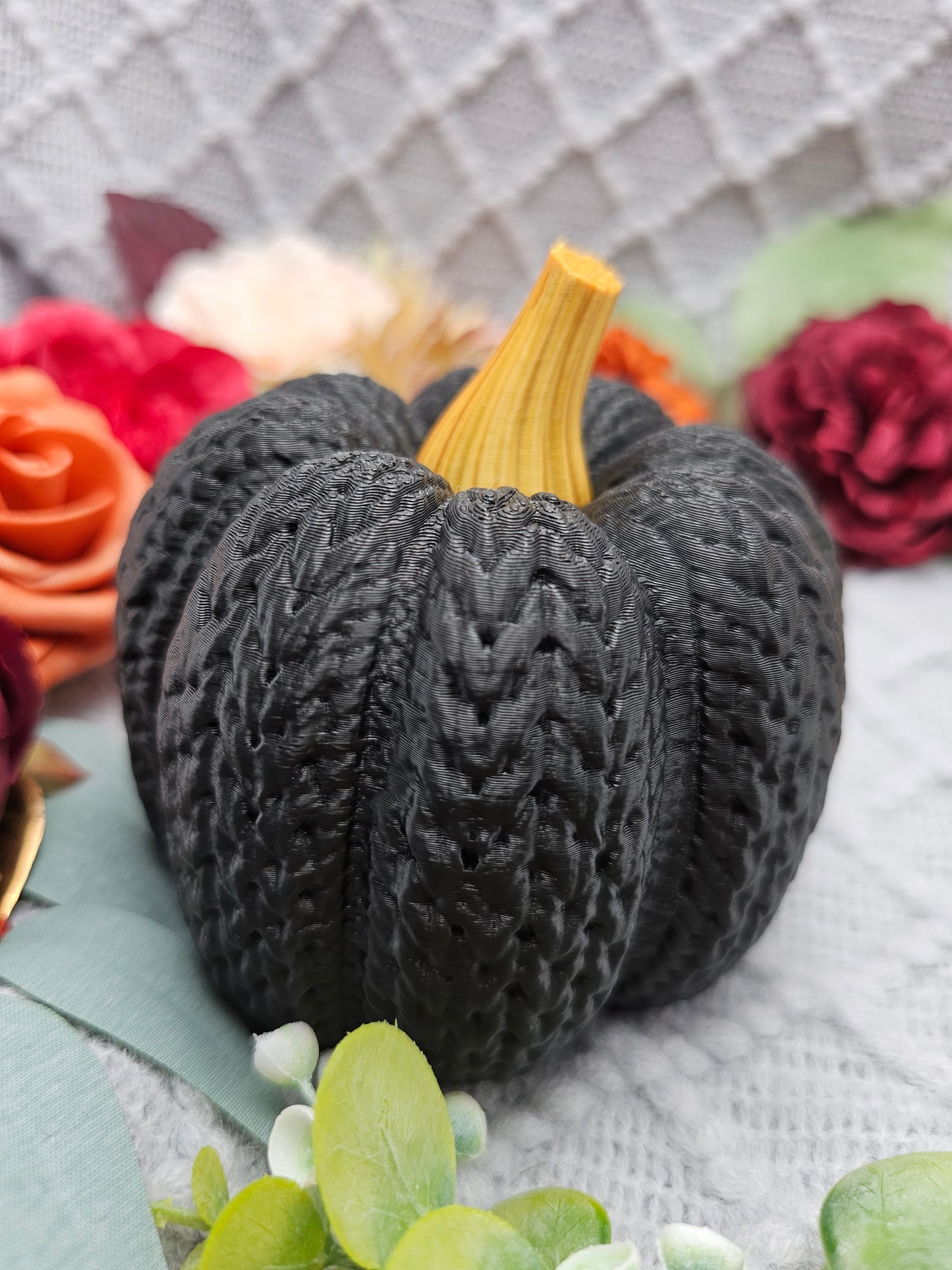 Strickkürbis Groß |  Farbauswahl | 3D Druck
