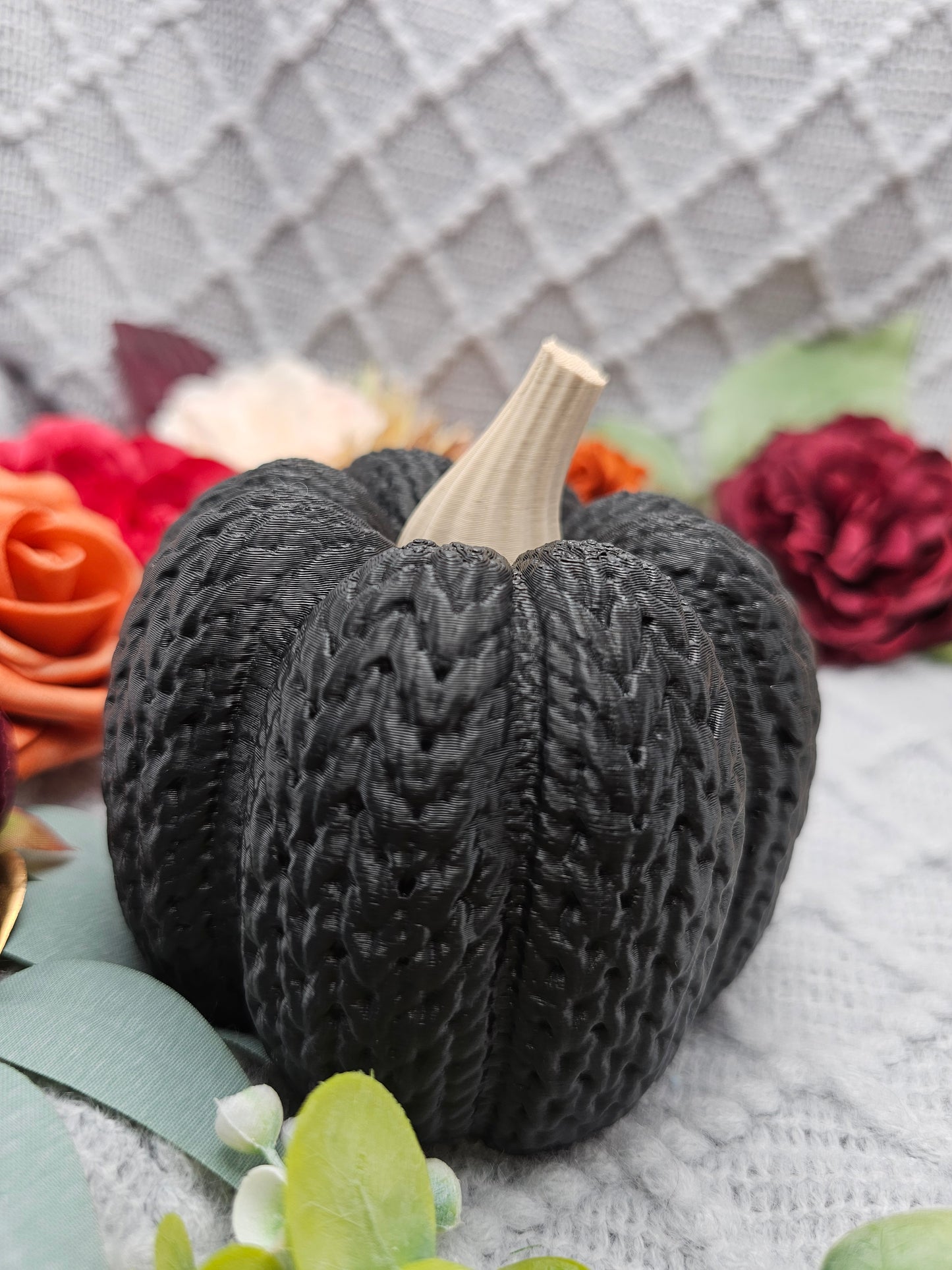 Strickkürbis Groß |  Farbauswahl | 3D Druck