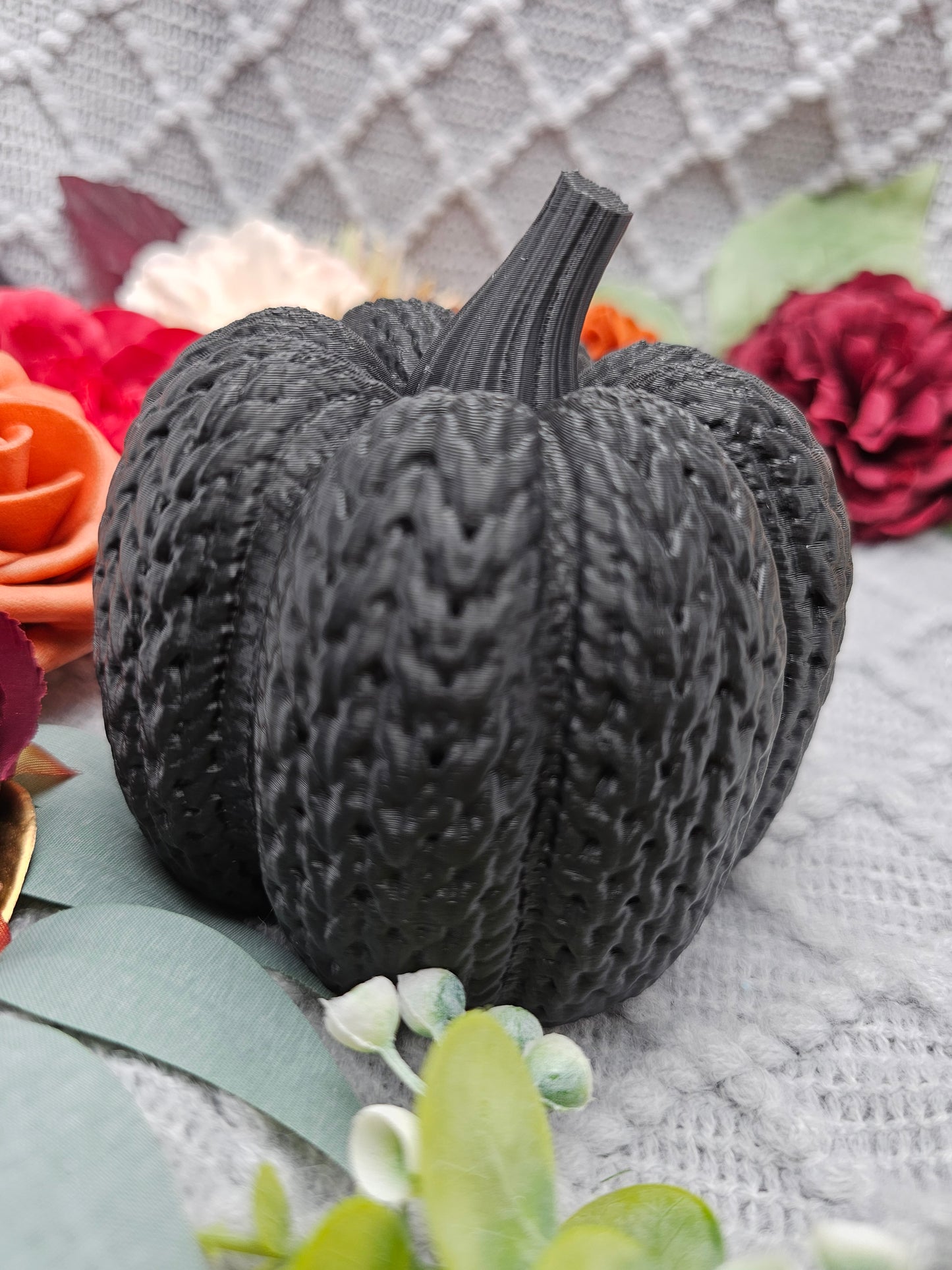 Strickkürbis Groß |  Farbauswahl | 3D Druck