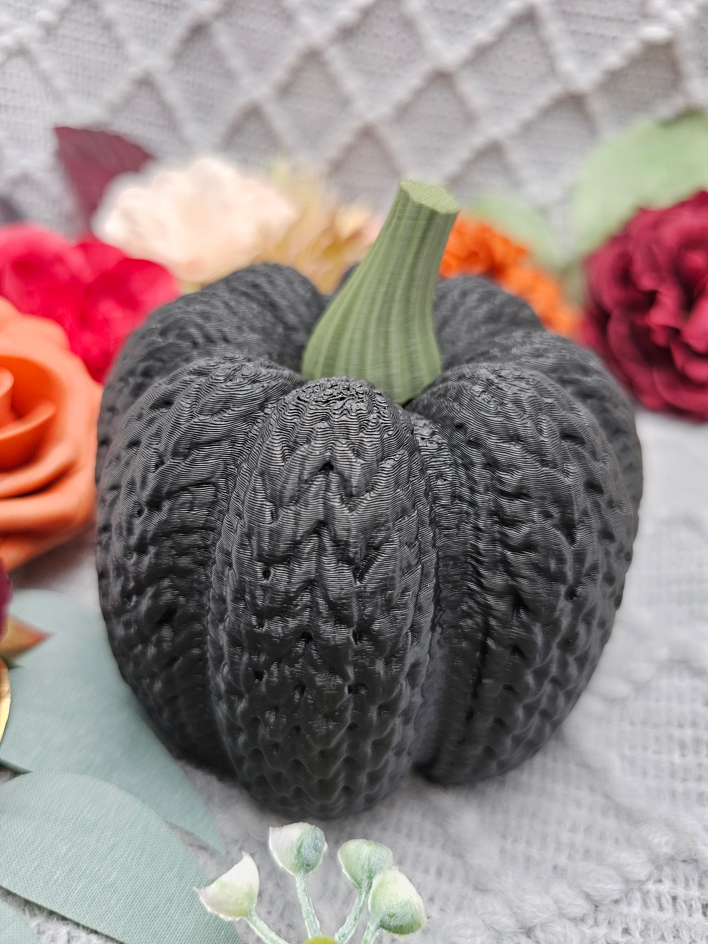 Strickkürbis Groß |  Farbauswahl | 3D Druck