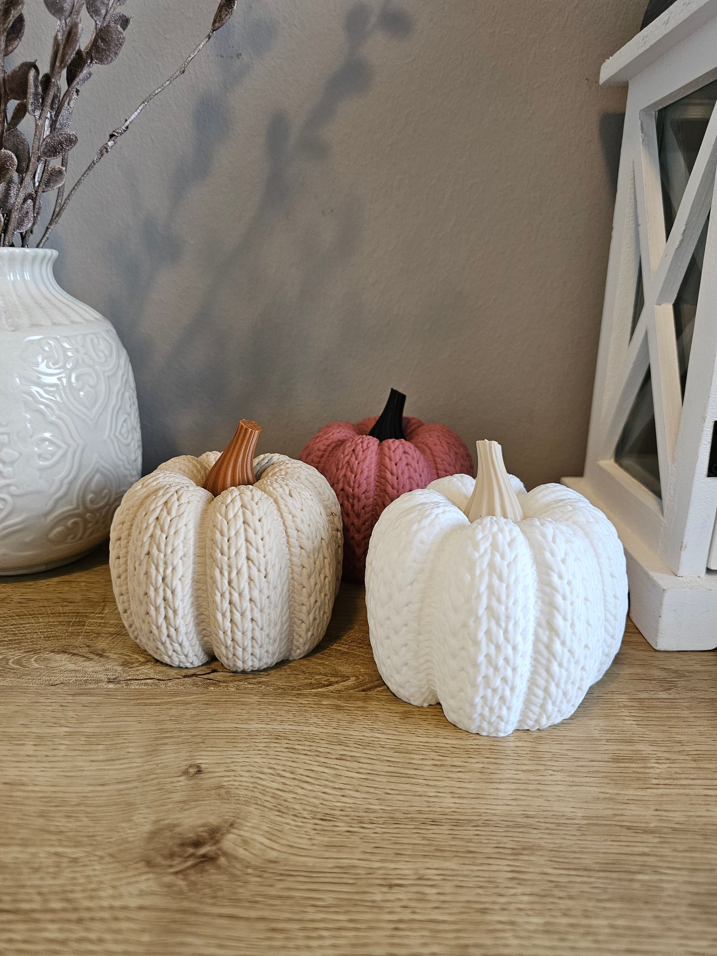 Strickkürbis Groß |  Farbauswahl | 3D Druck