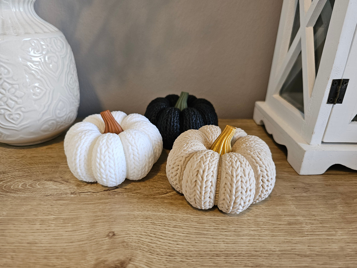 Strickkürbis Klein |  Farbauswahl | 3D Druck
