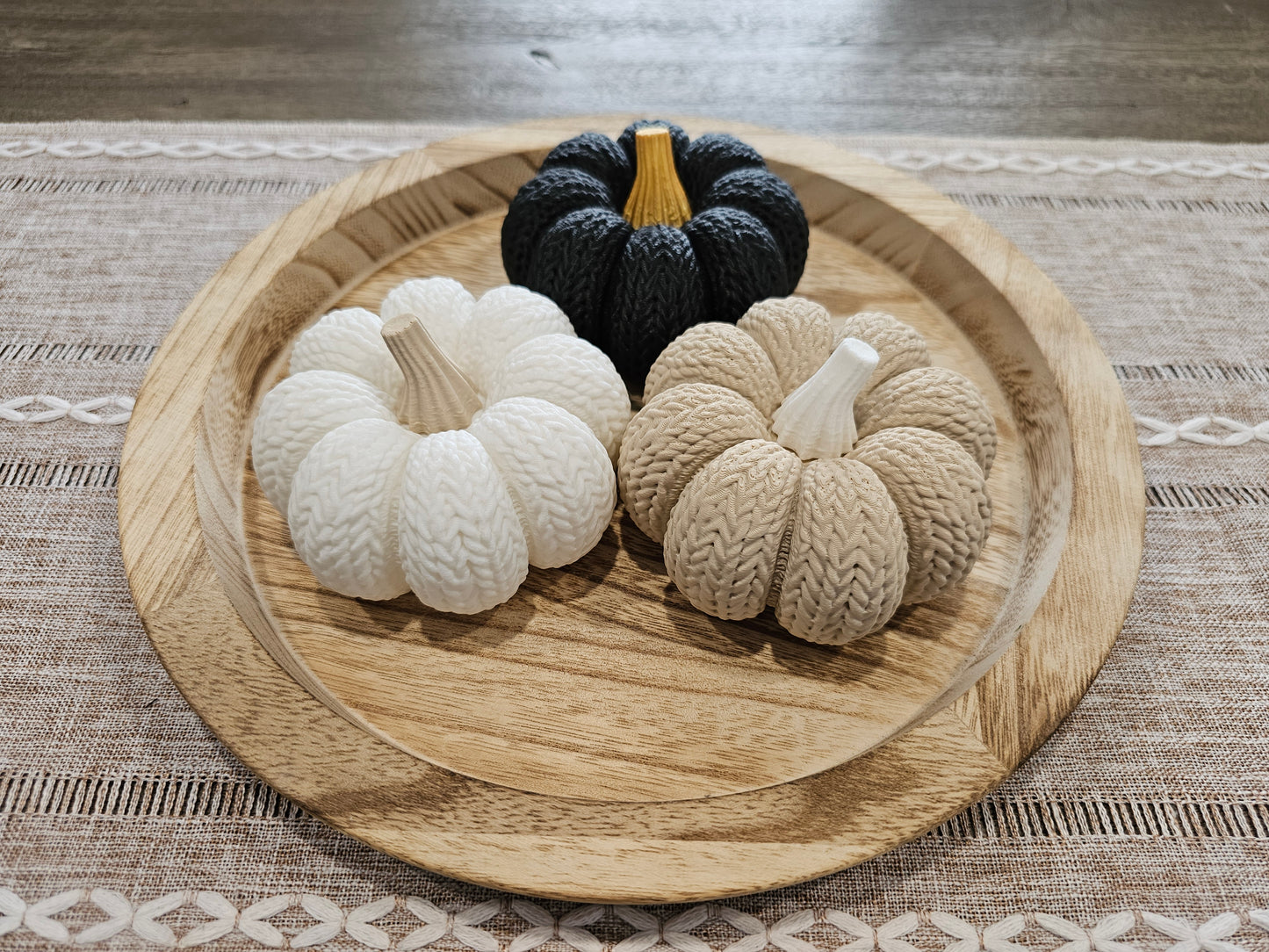 Strickkürbis Klein |  Farbauswahl | 3D Druck