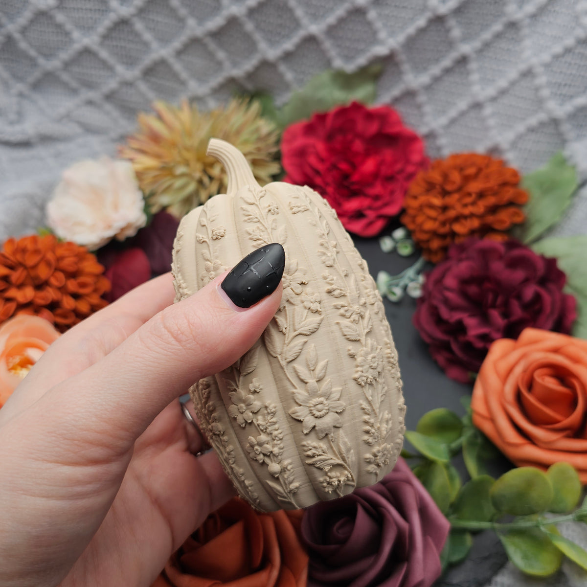 Kürbis Flower |  Farb- und Größenauswahl | 3D Druck