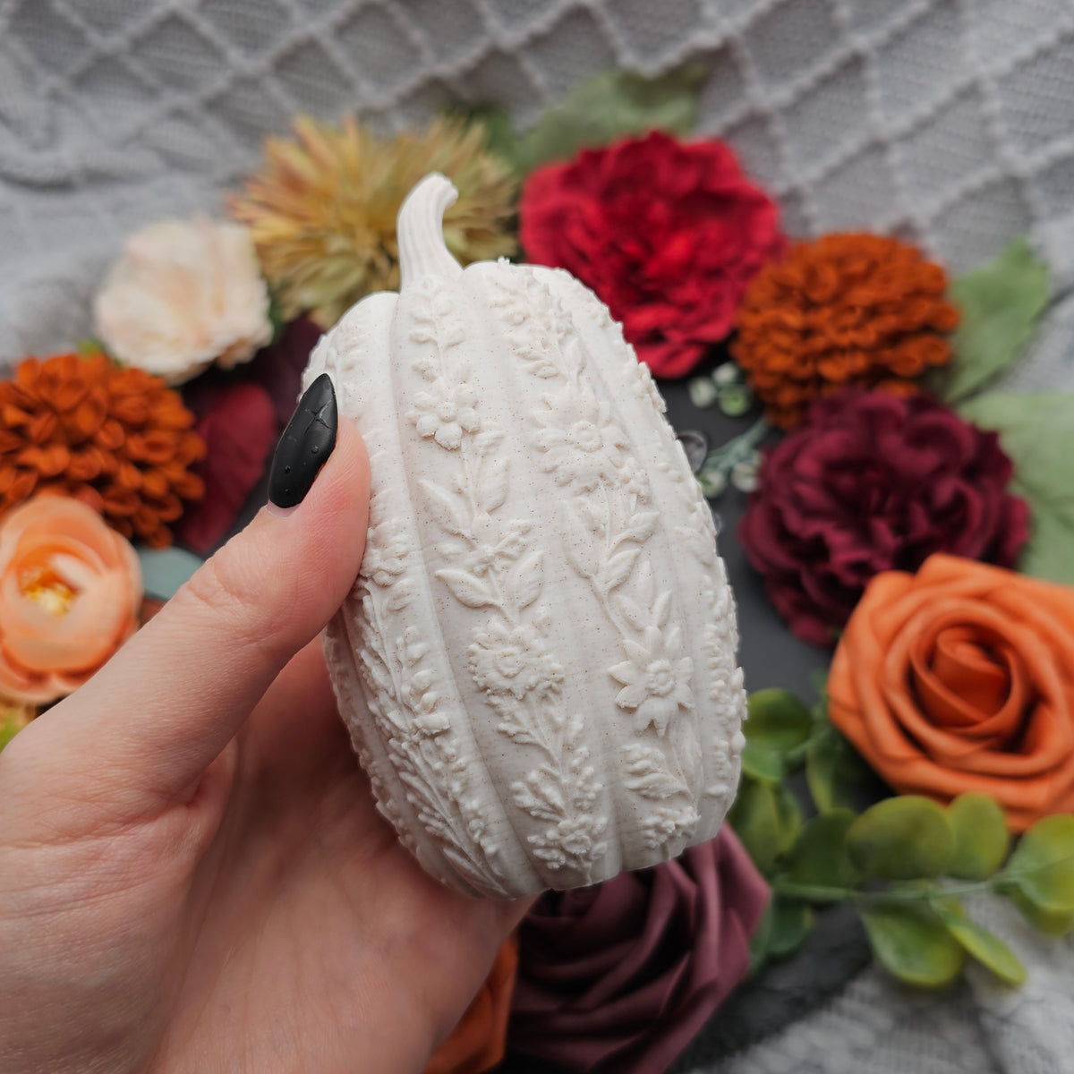 Kürbis Flower |  Farb- und Größenauswahl | 3D Druck